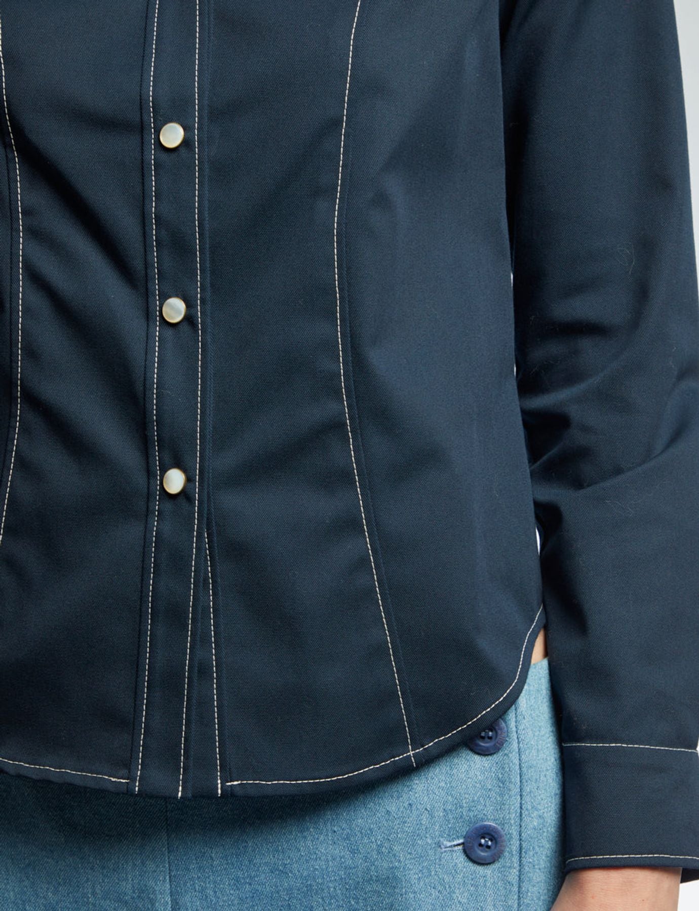 Camicia Myrna blu navy