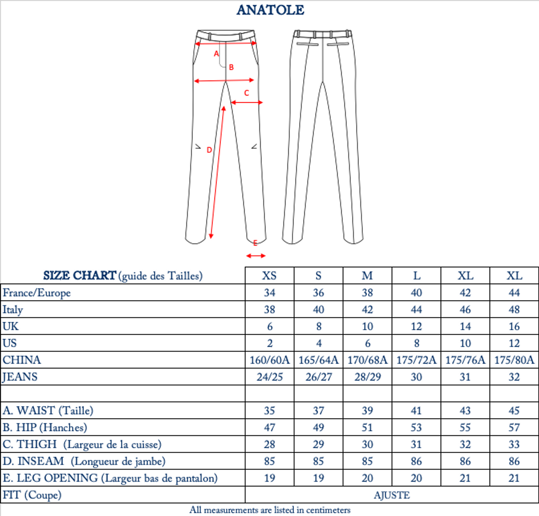 Pantalones Anatole grises
