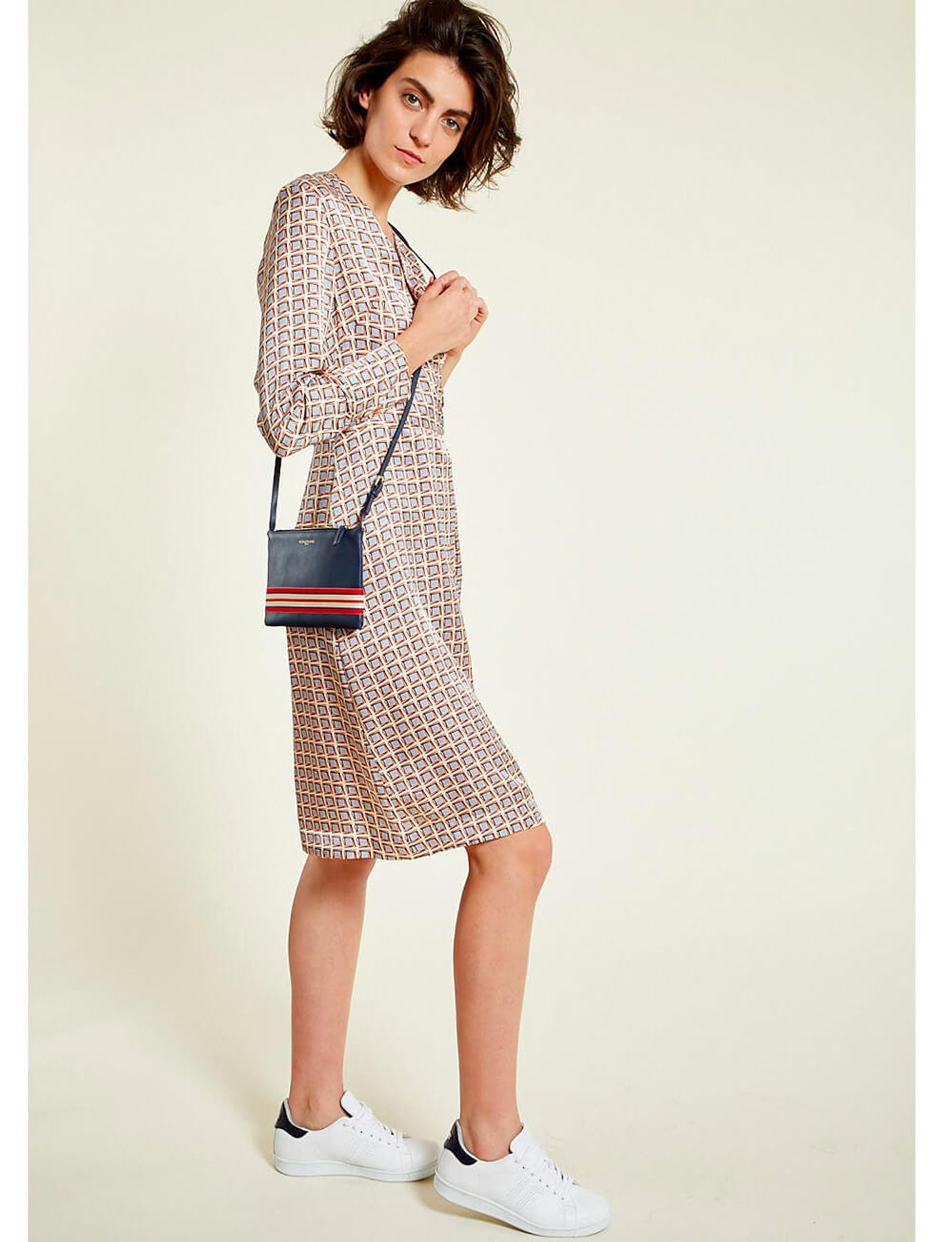 Kleid Blida mit Brest-Print