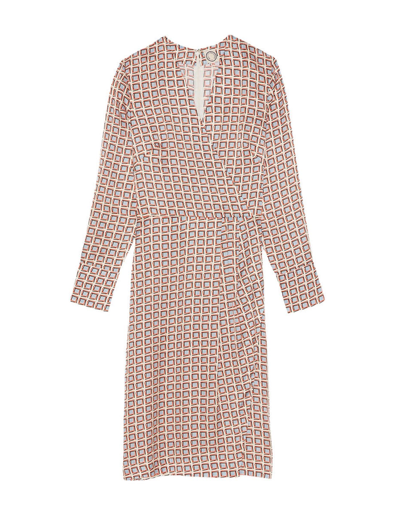 Blida brest print dress