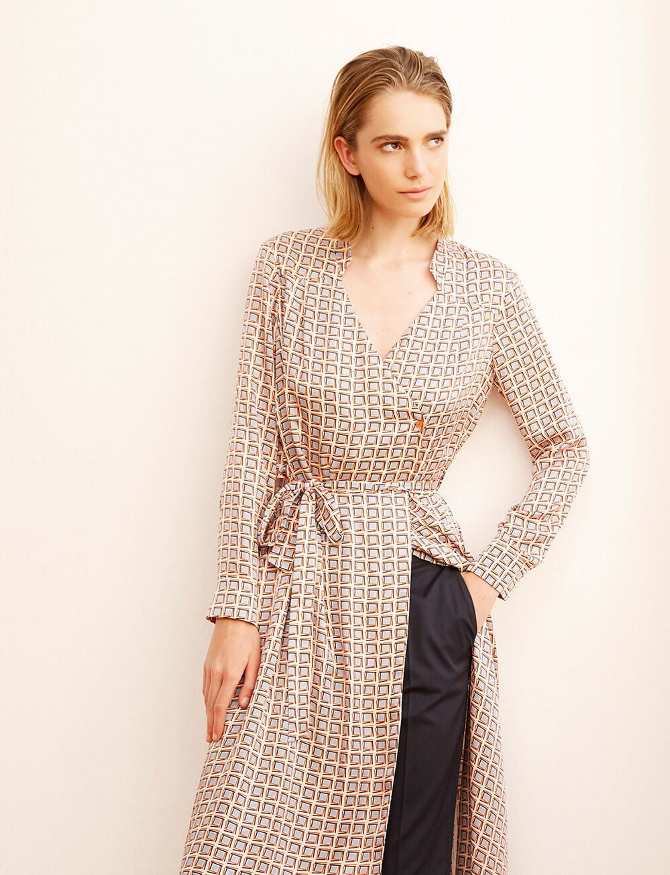 Jodie brest print dress