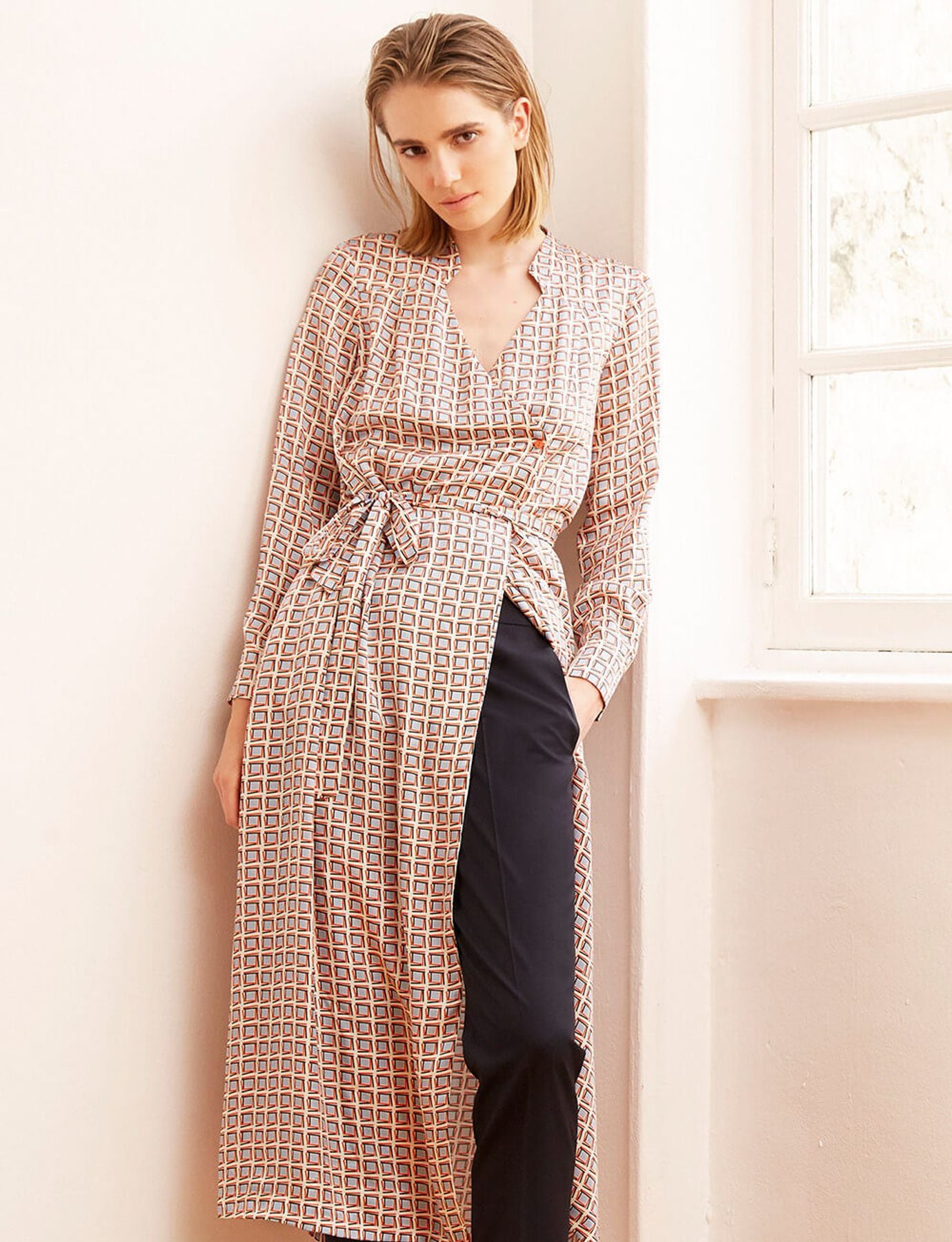 Jodie brest print dress