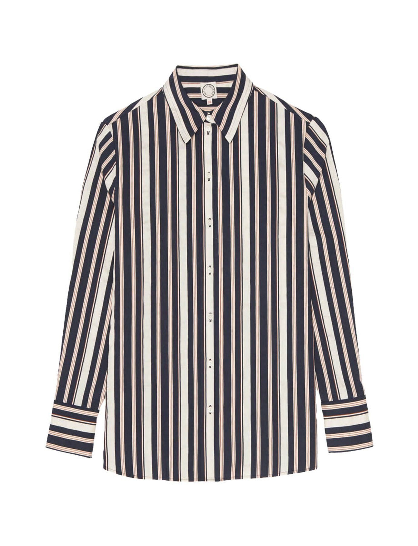 Chemise Maureen rayée multicolore