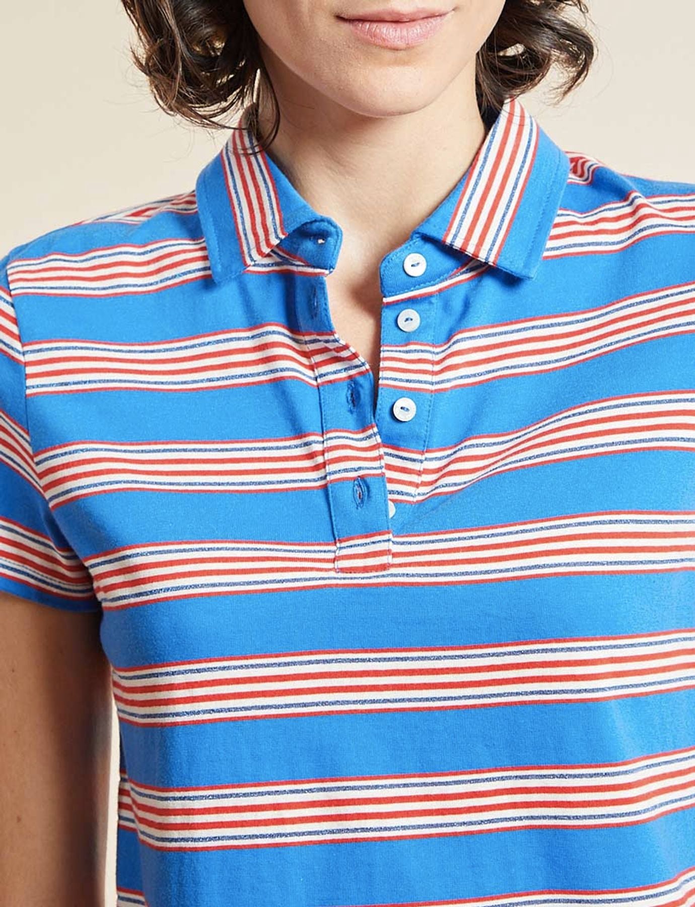 Polo Marie Jacob tricolore