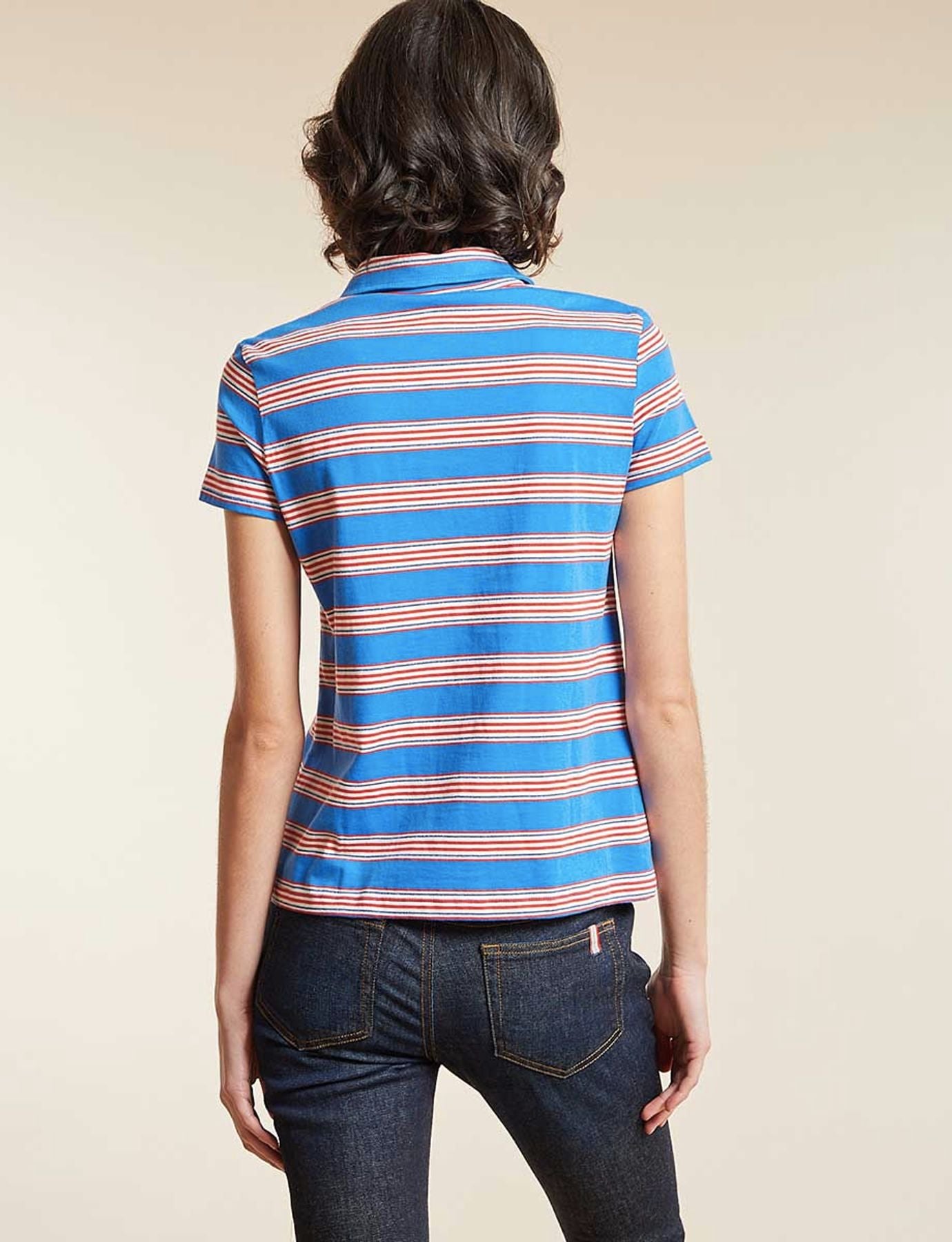 Polo Marie Jacob tricolore