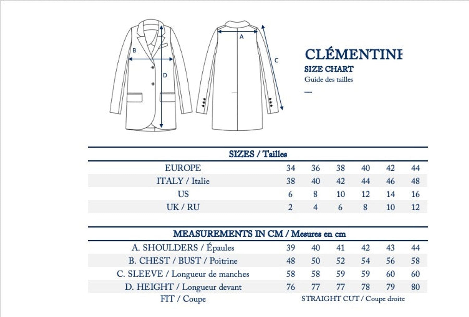 Veste Clementine multicolore