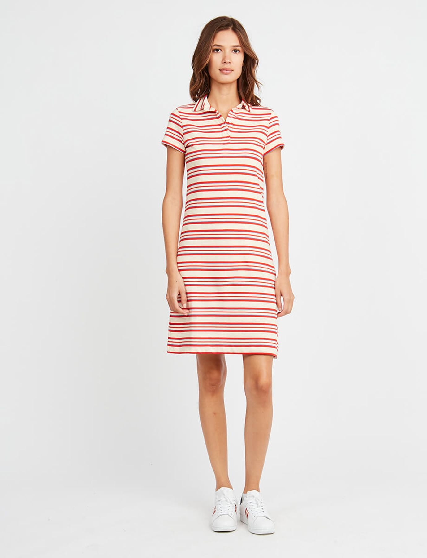 Marie Sarah striped polo dress