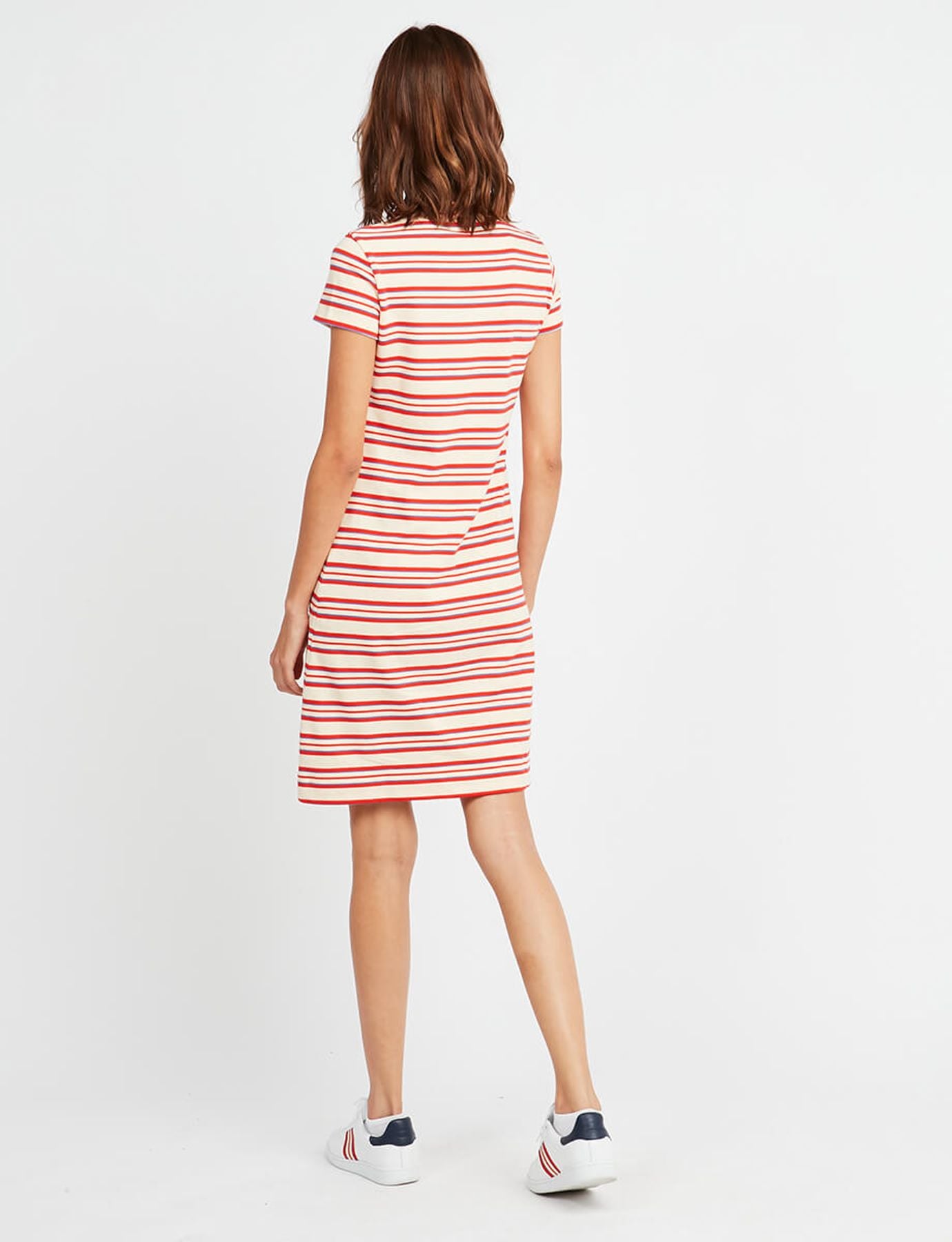 Marie Sarah striped polo dress