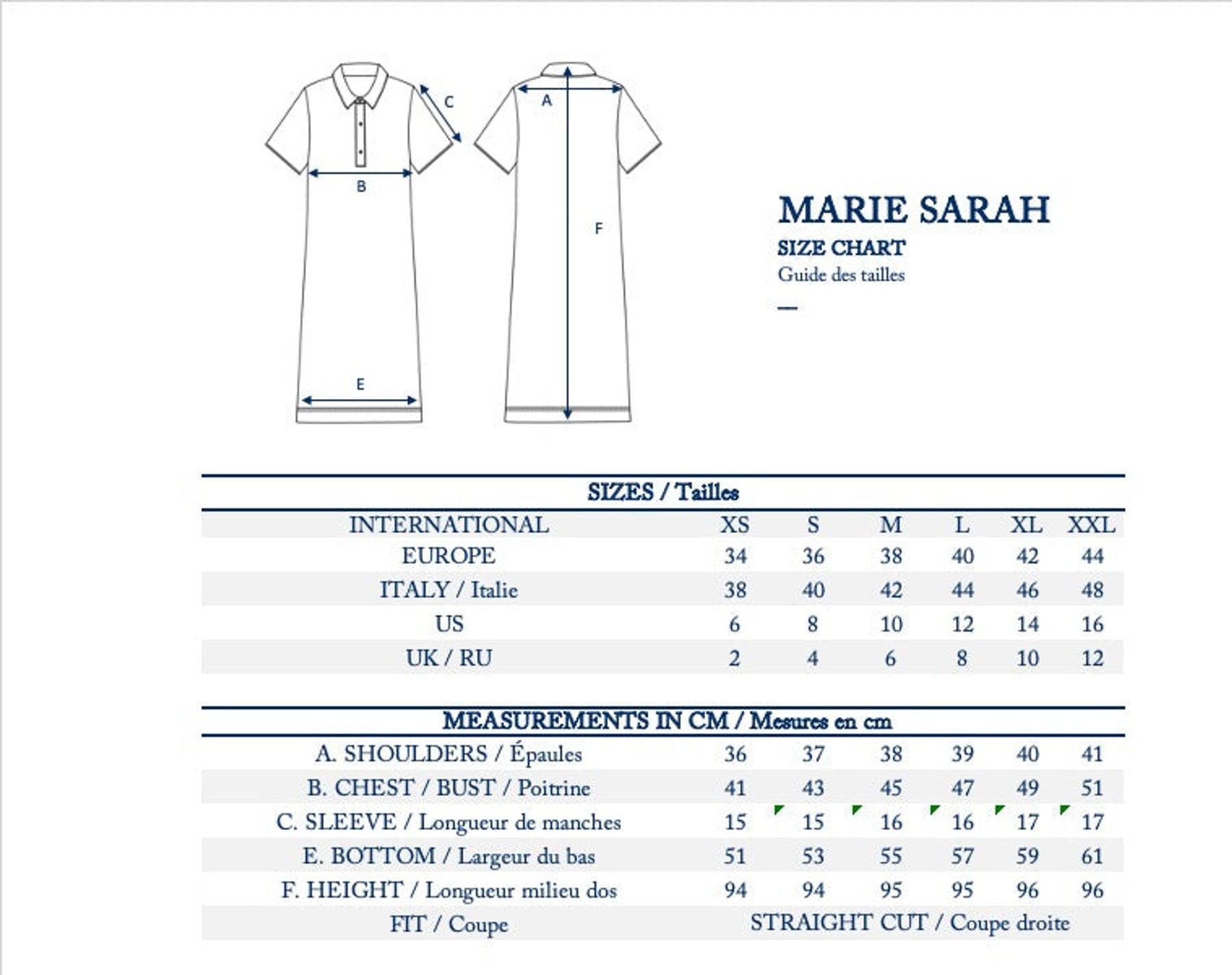 Marie Sarah striped polo dress