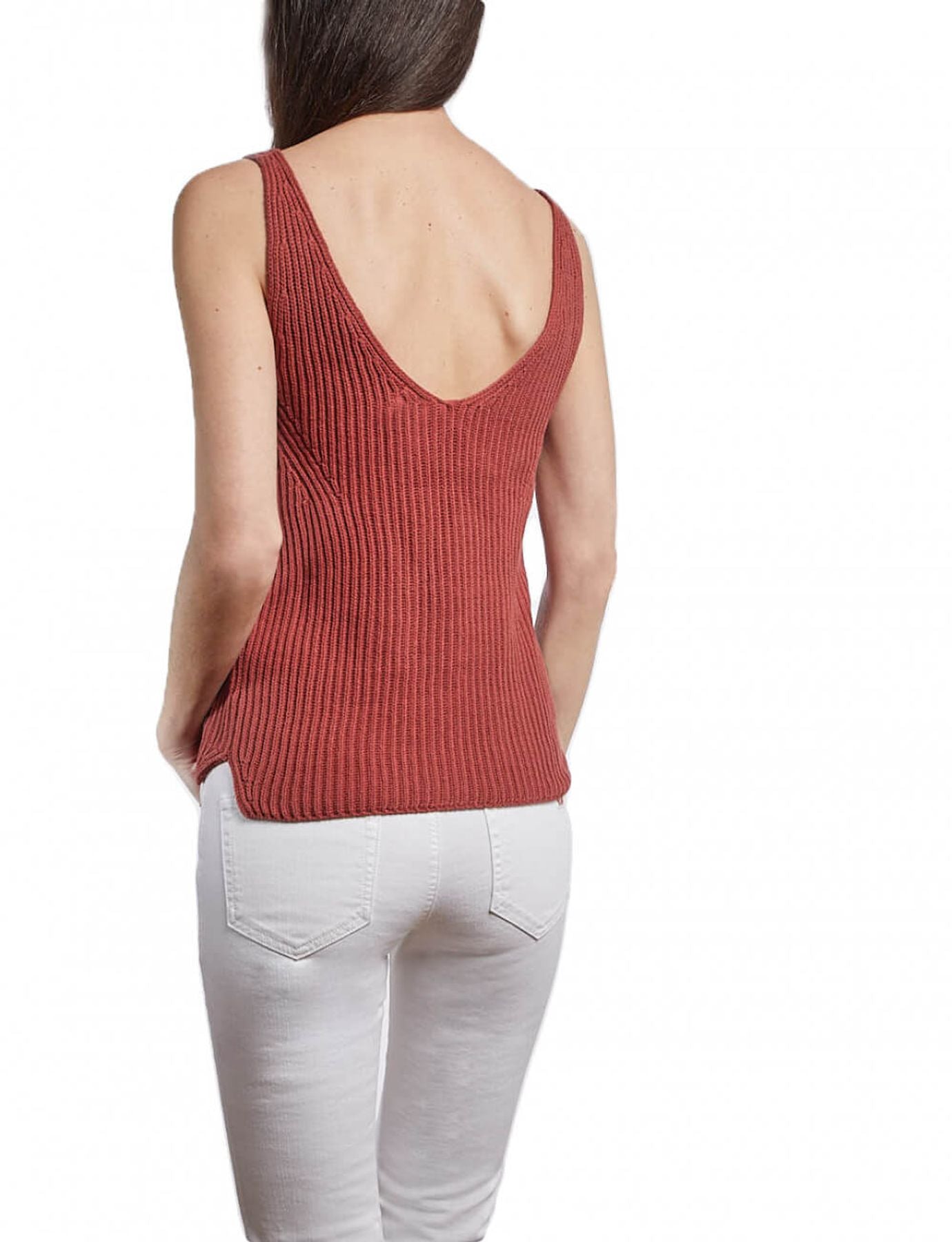 Anselmo clay tank top