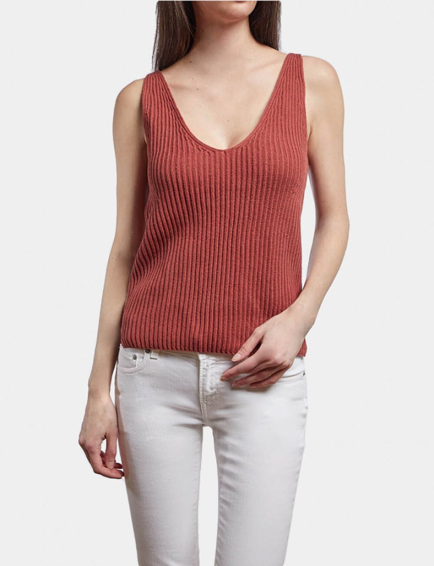 Anselmo clay tank top