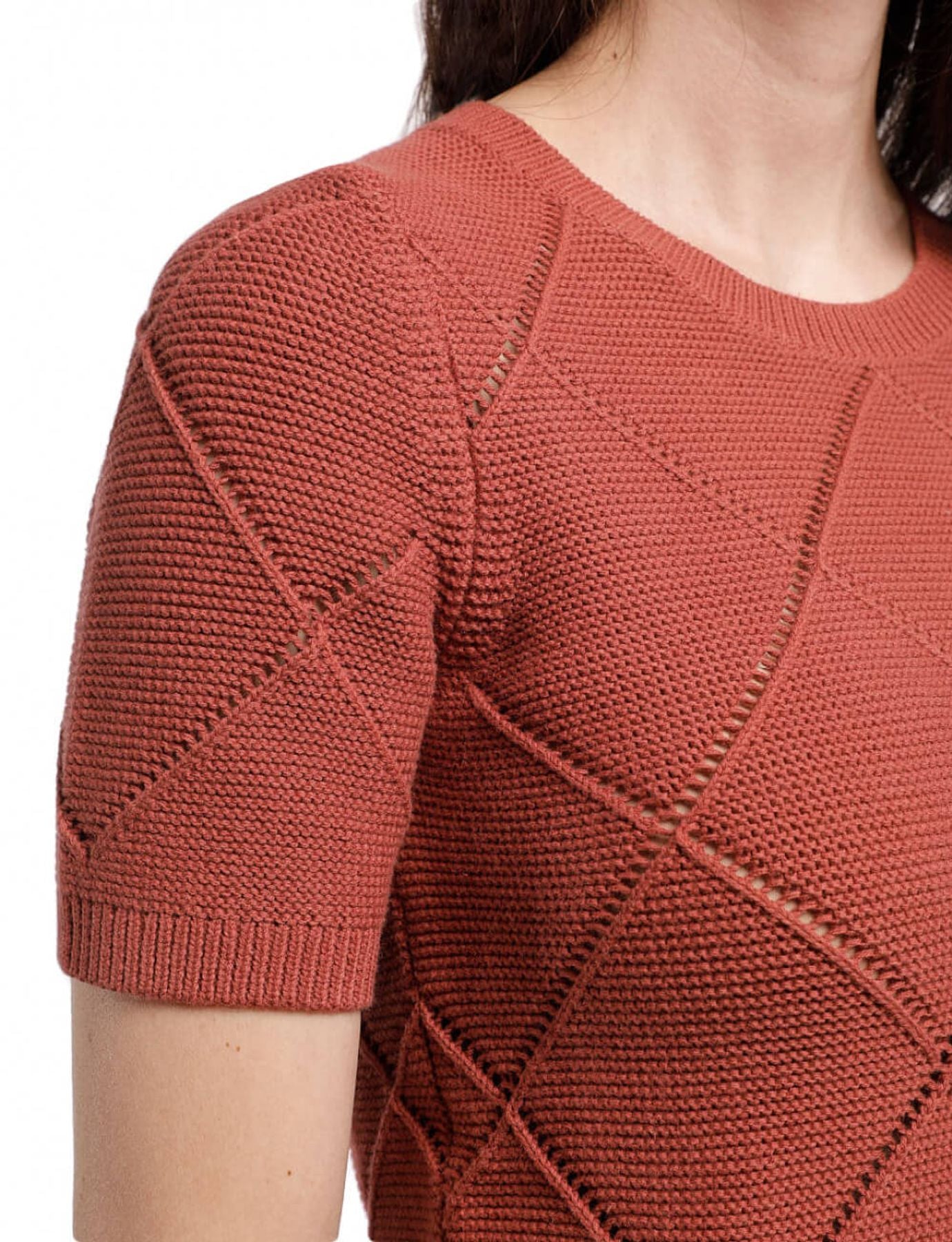 Gaetano ochre knit T-shirt