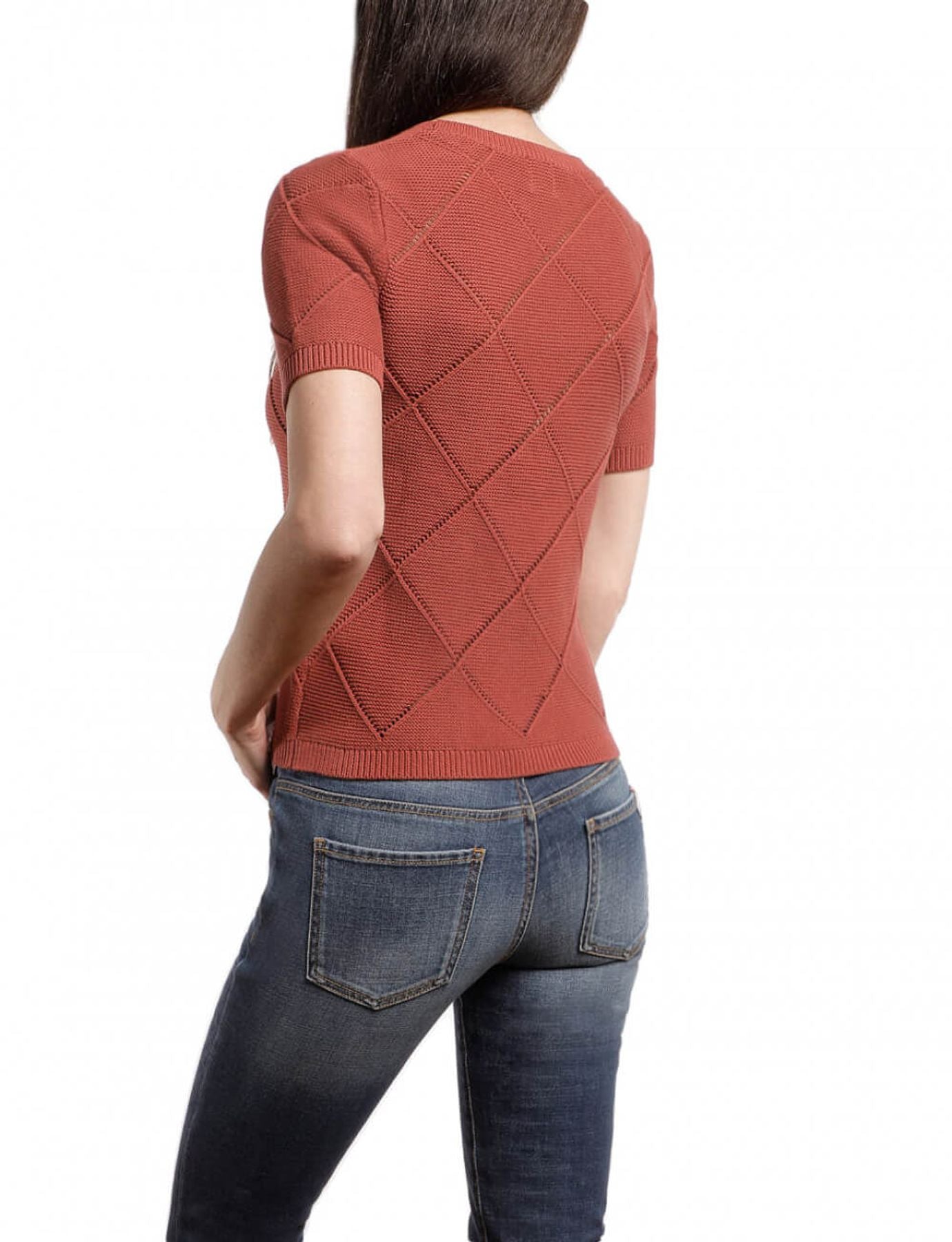 Gaetano ochre knit T-shirt