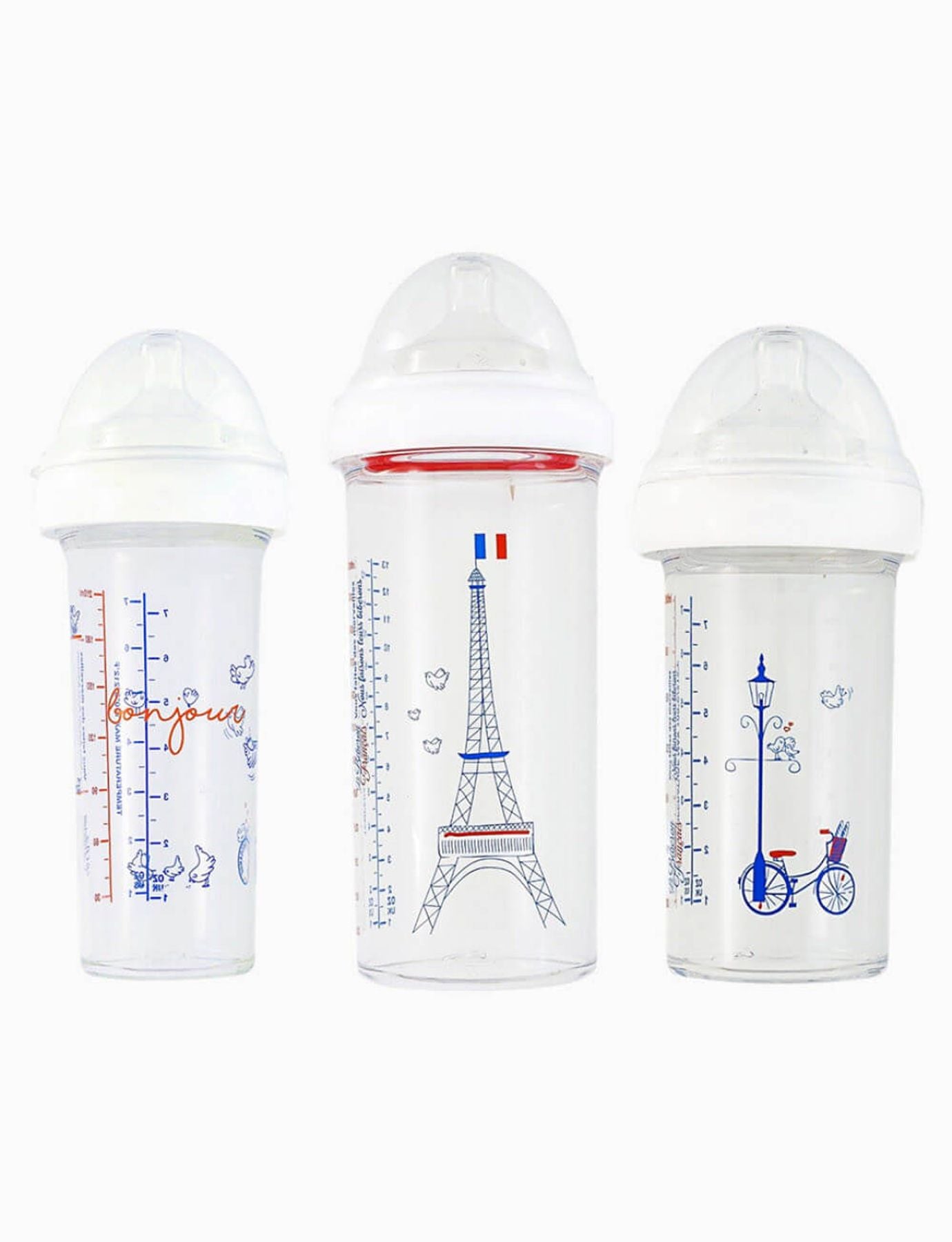 Set 3 Biberons Français Ines