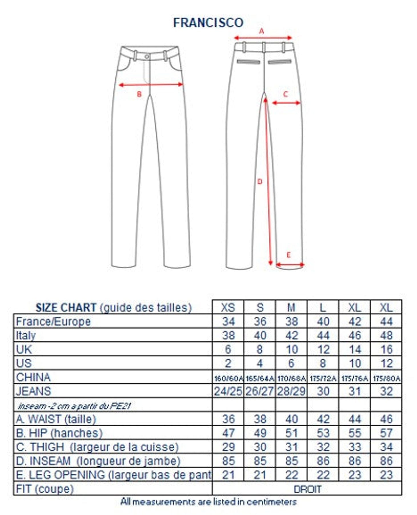 Francisco white cotton trousers