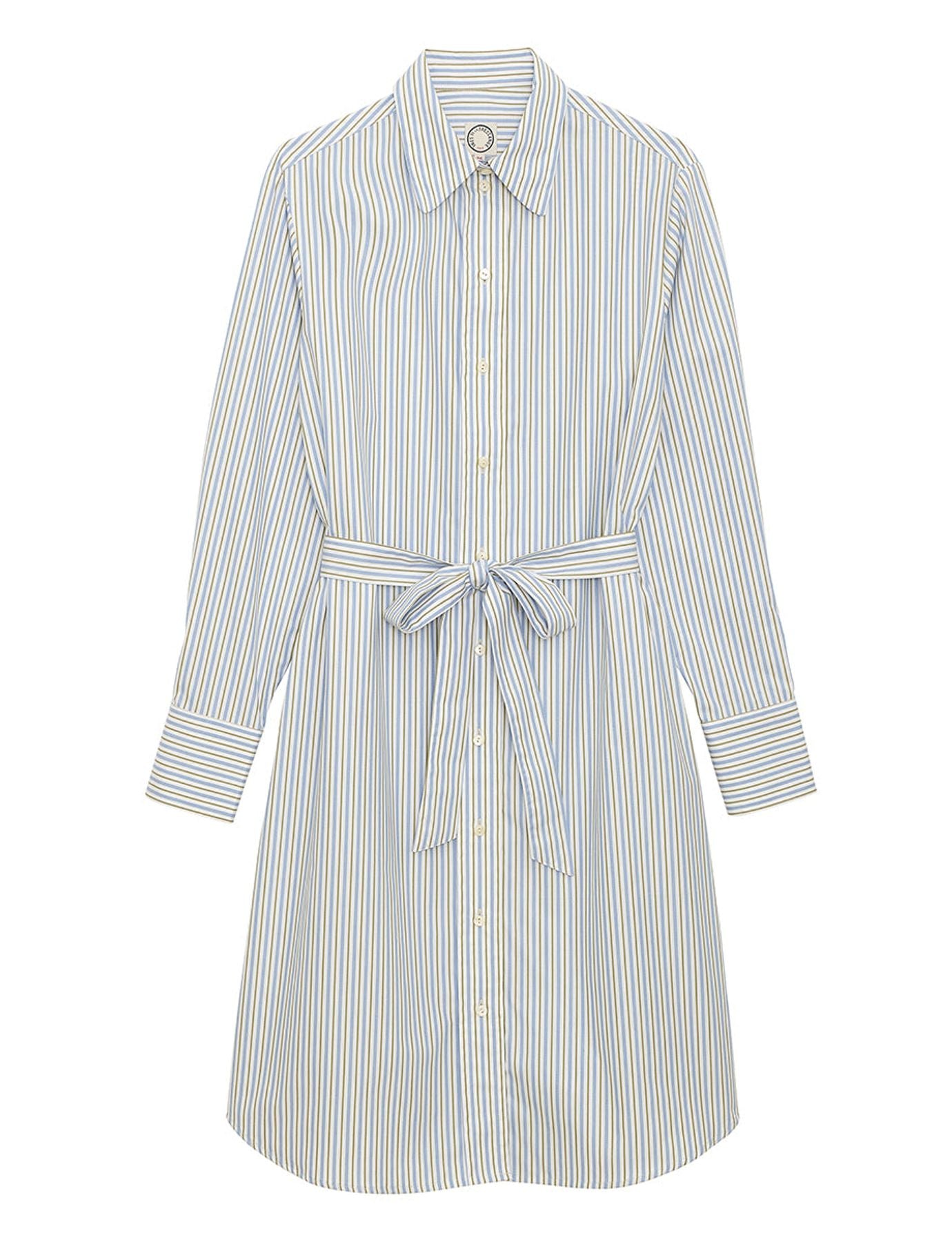 Amour cotton striped dress