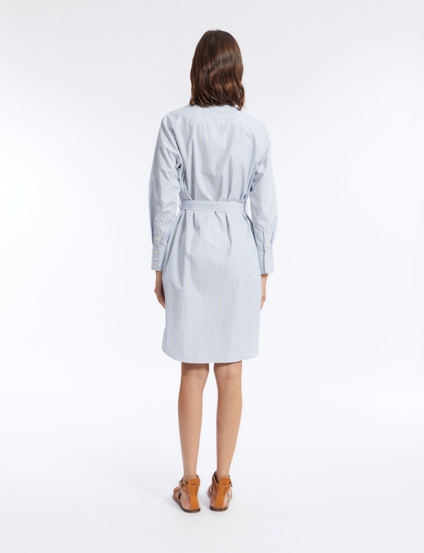 Amour cotton striped dress