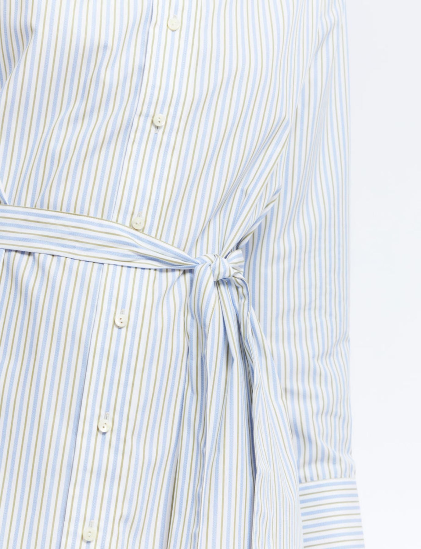 Amour cotton striped dress