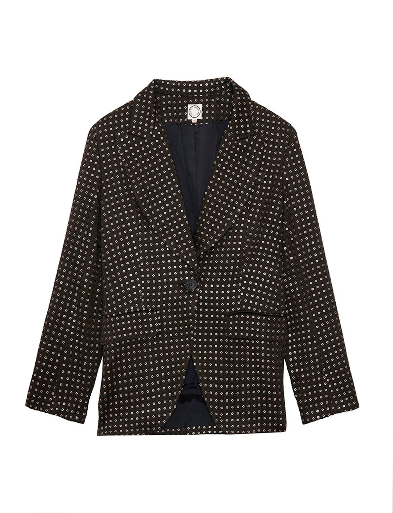Gaelle black embroidered jacket