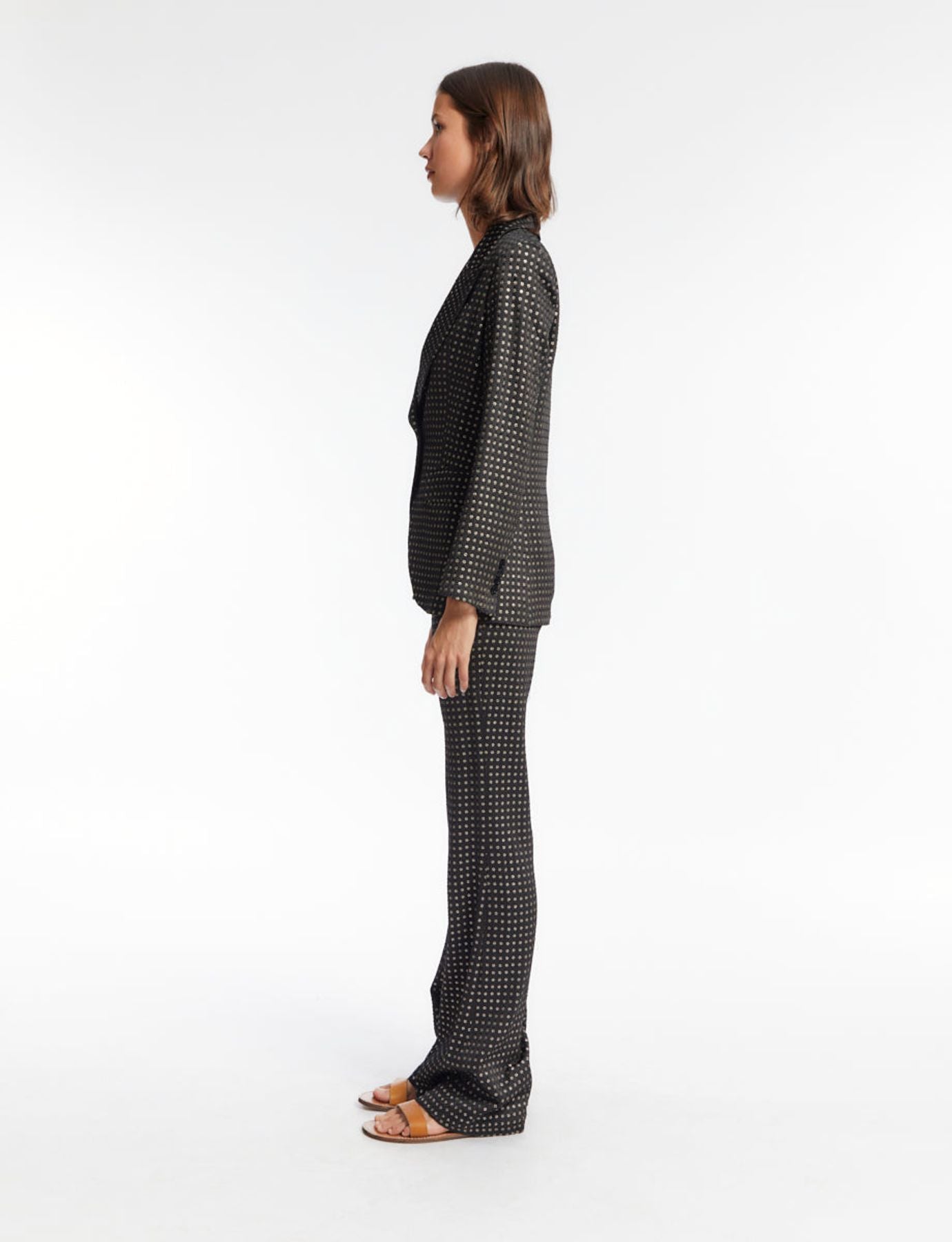 Gaelle black embroidered jacket