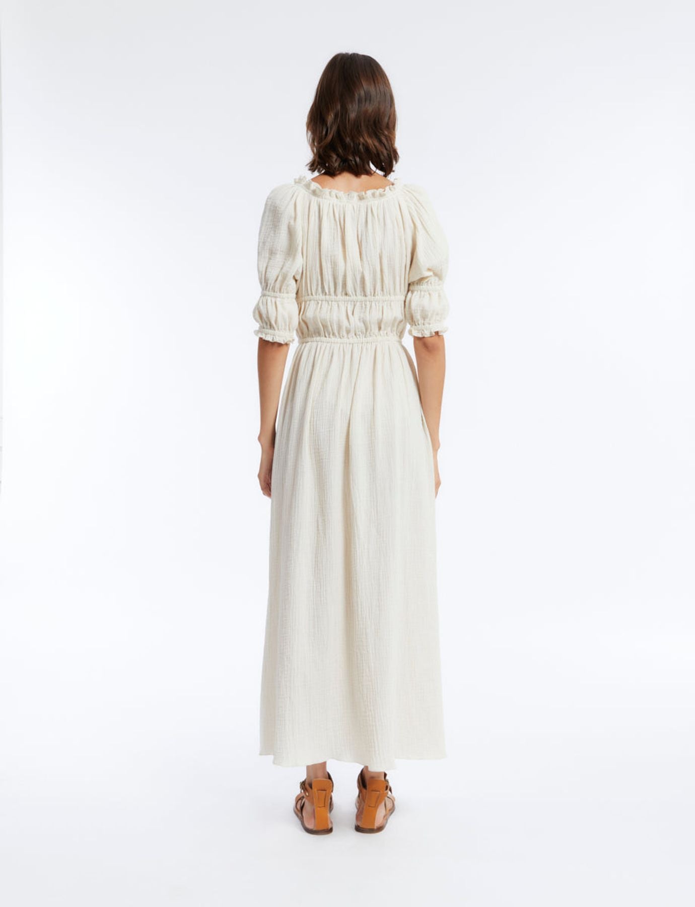 Kleid Amina ungebleichte Baumwolle