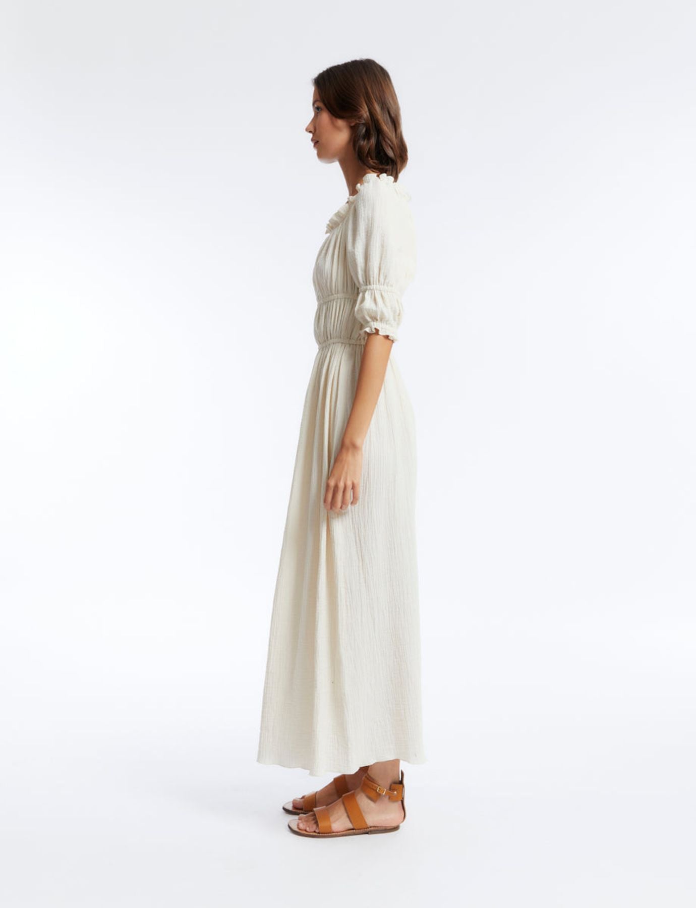 Kleid Amina ungebleichte Baumwolle
