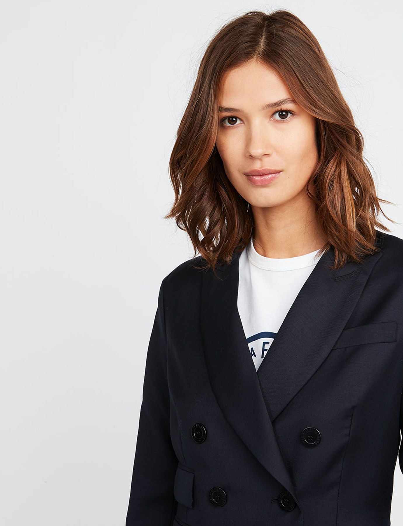 Jacke Maurice Wolle marineblau NICHT MEHR GEBRAUCHT