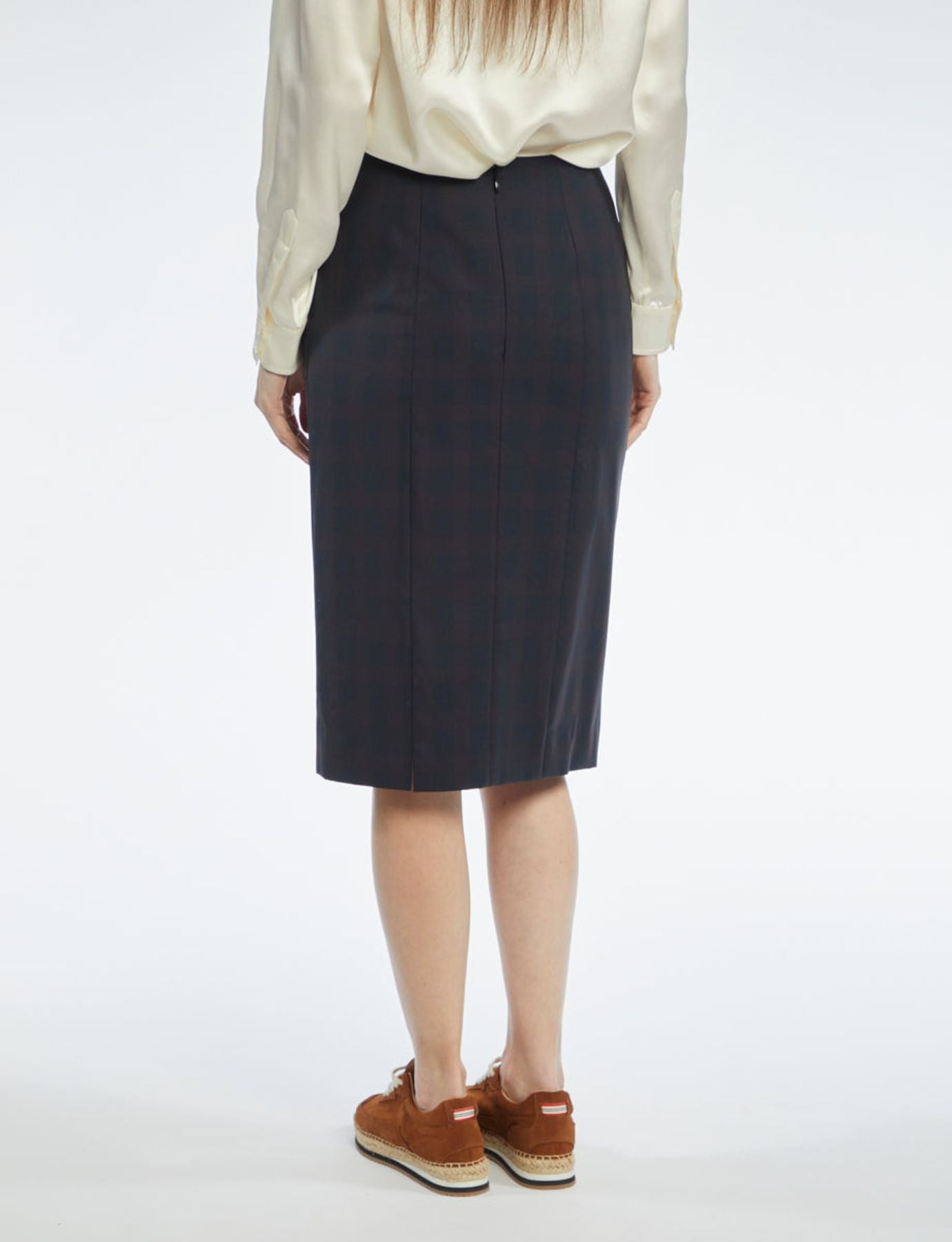 Chantal wool skirt