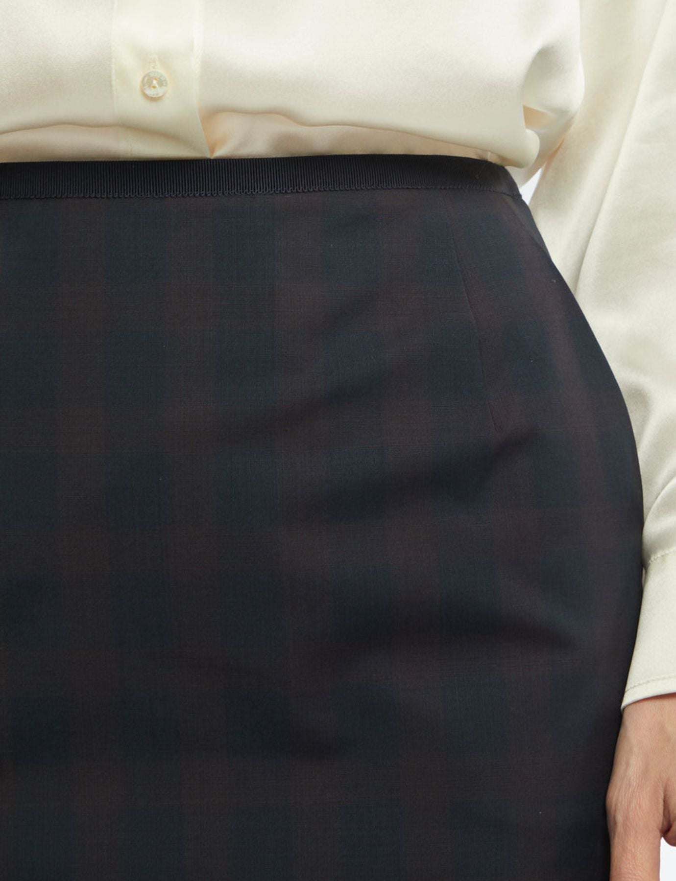 Chantal wool skirt