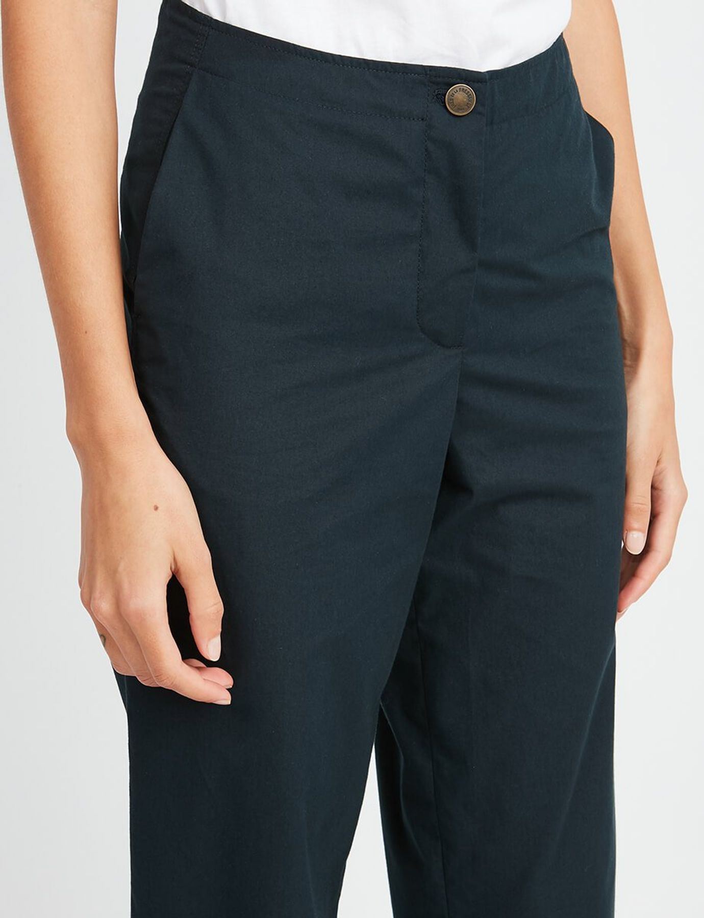Pantalon Constantin coton bleu marine