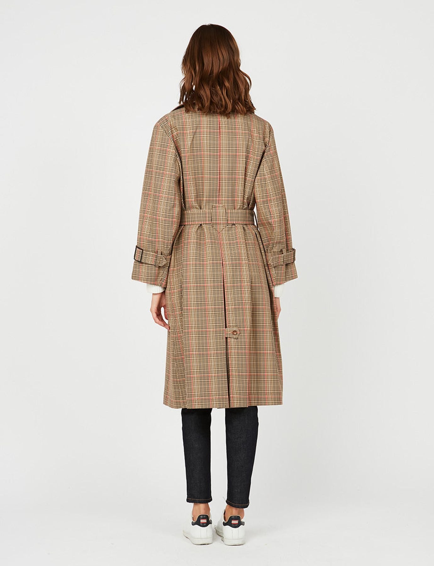 Blake Prince of Wales beige trench coat