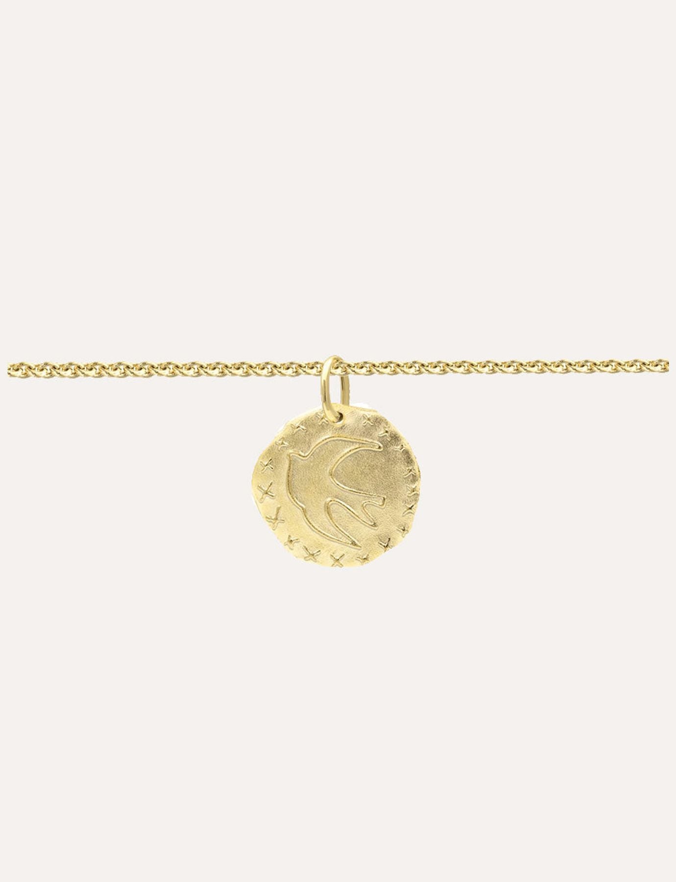 Bracelet Lutèce motif Colombe plaqué or