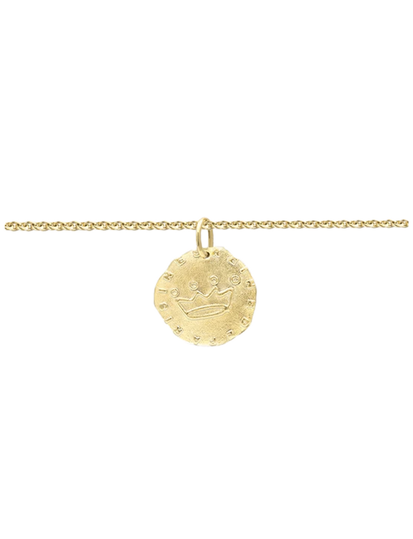 Bracelet Lutèce motif Couronne plaqué or