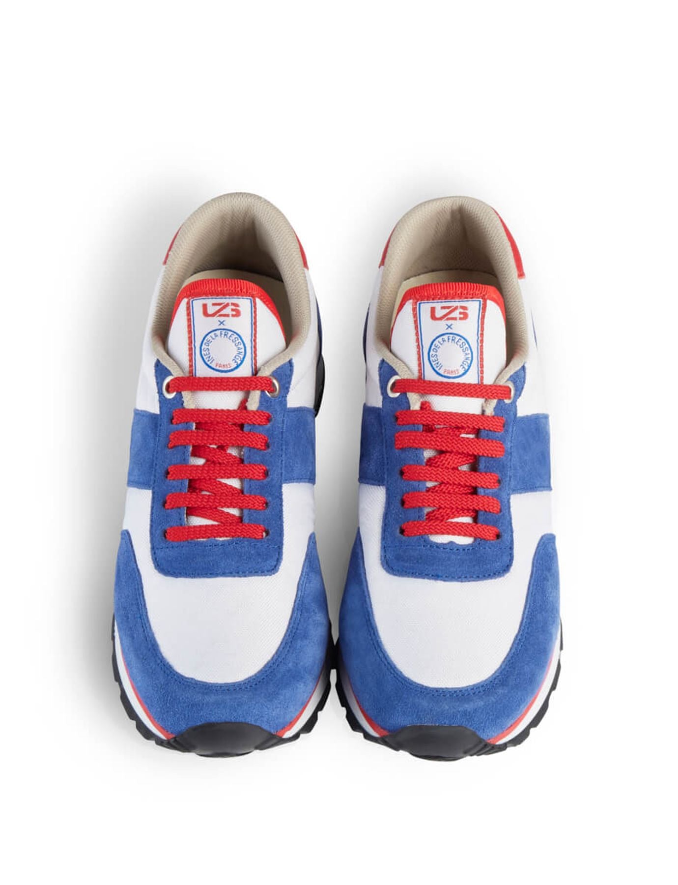 Baskets UZS x Ines Unisexe bleues