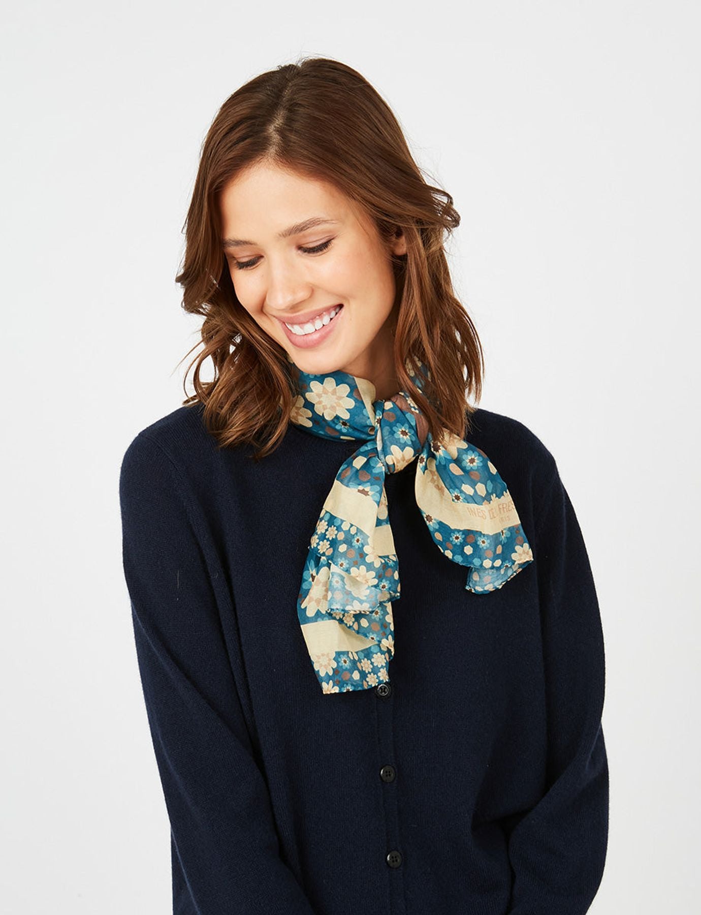 Foulard Soho Boulbon bleu