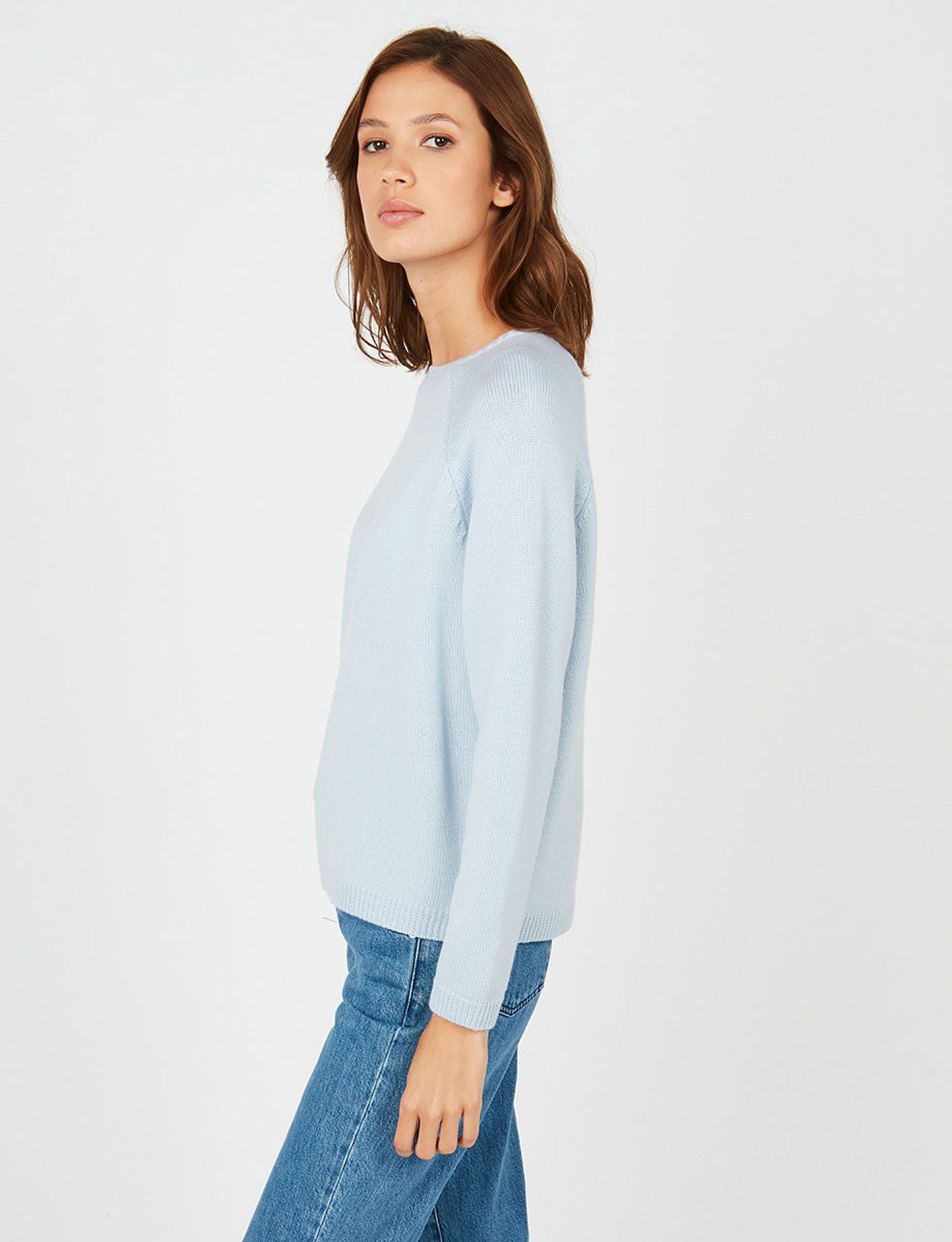 Achille light blue wool jumper