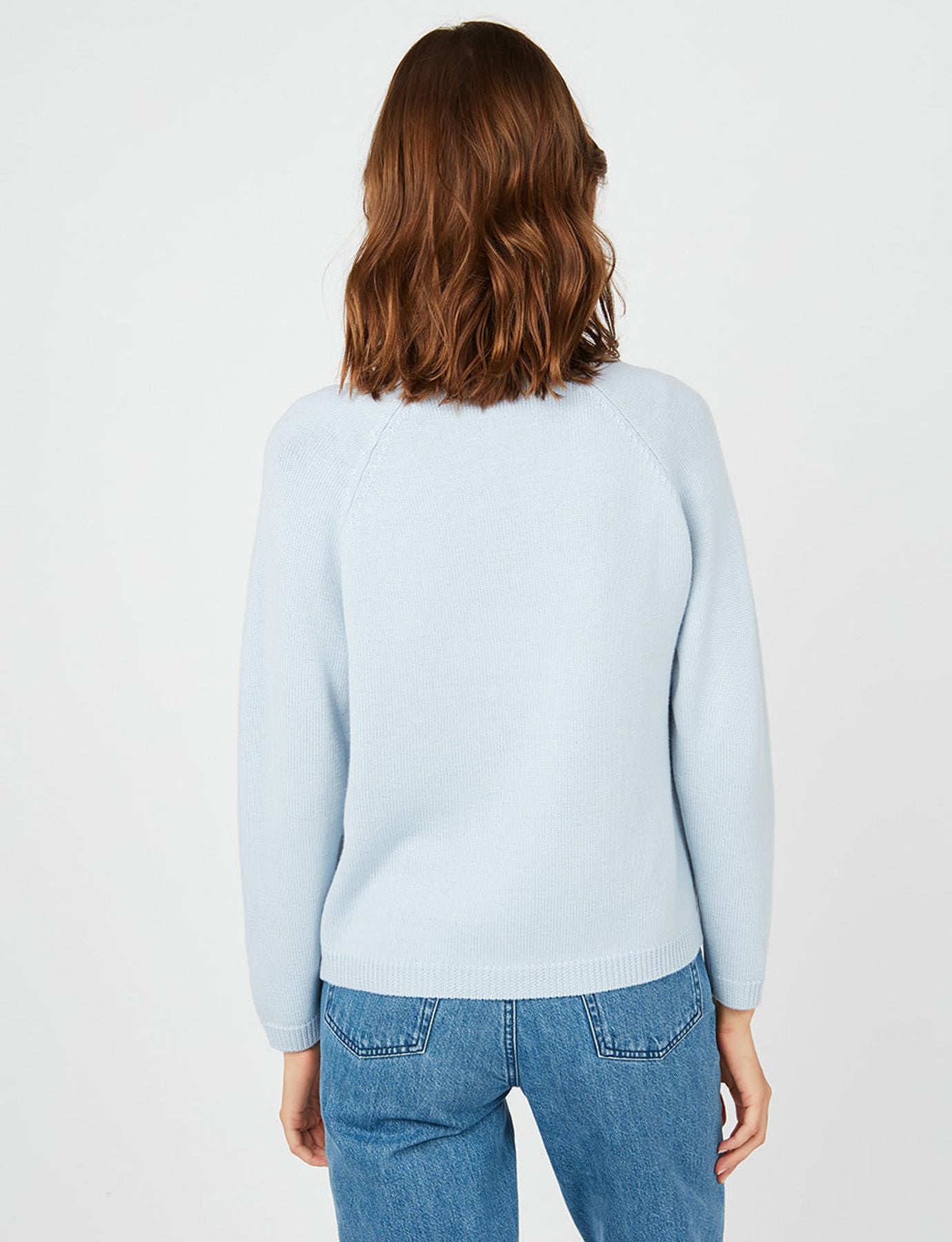 Achille light blue wool jumper