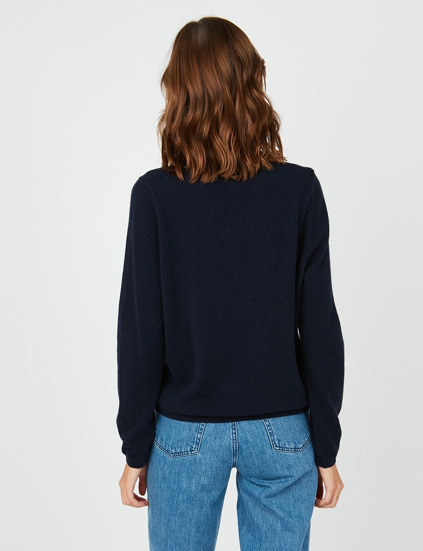 Angelina navy jumper
