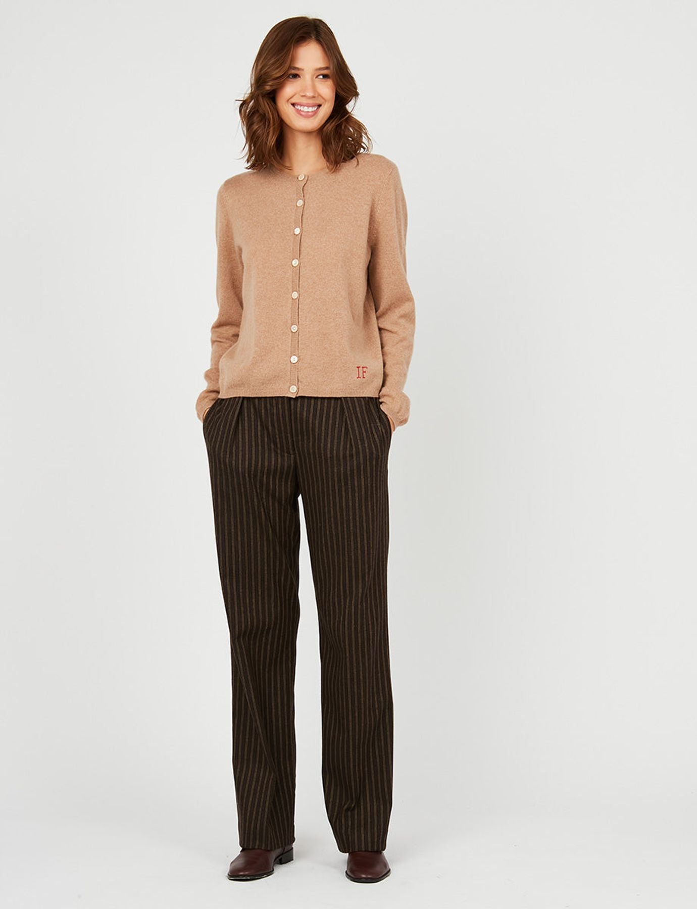 Cesaria camel cardigan