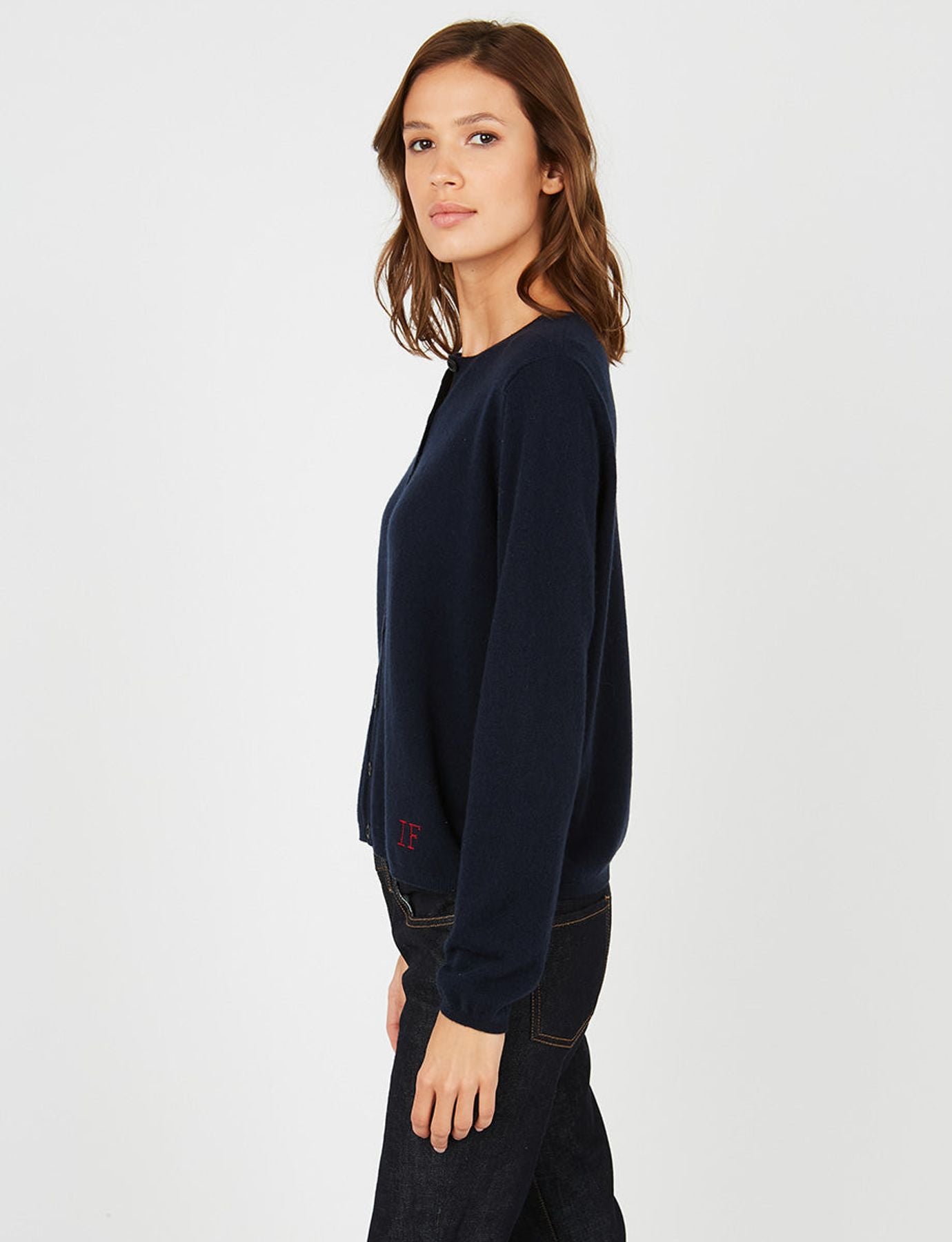 Cesaria navy blue cardigan