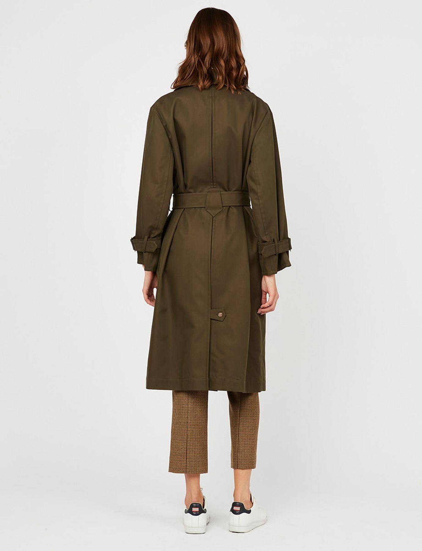 Blake dark khaki trench coat