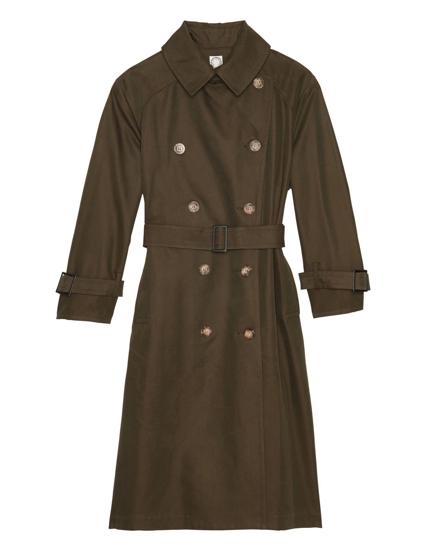 Blake dark khaki trench coat