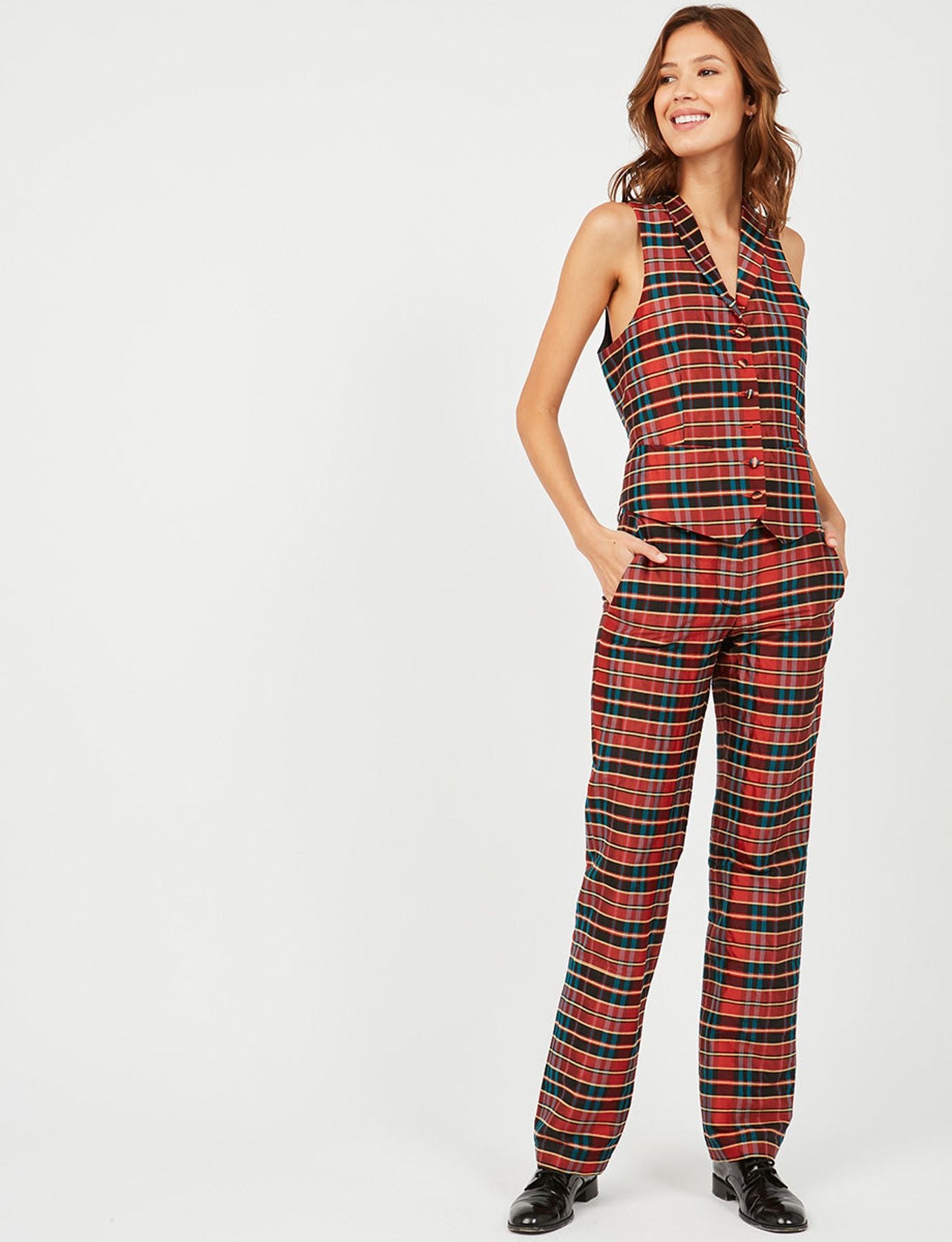 Francisco taffeta trousers