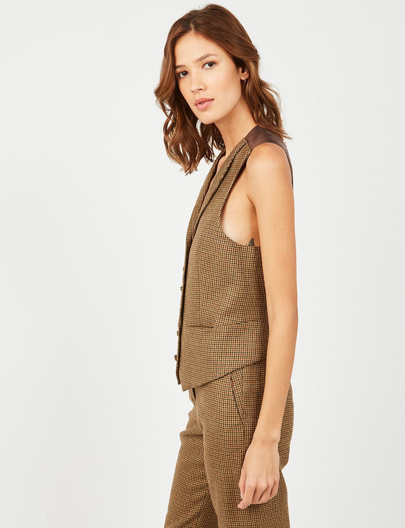 Francisco houndstooth trousers