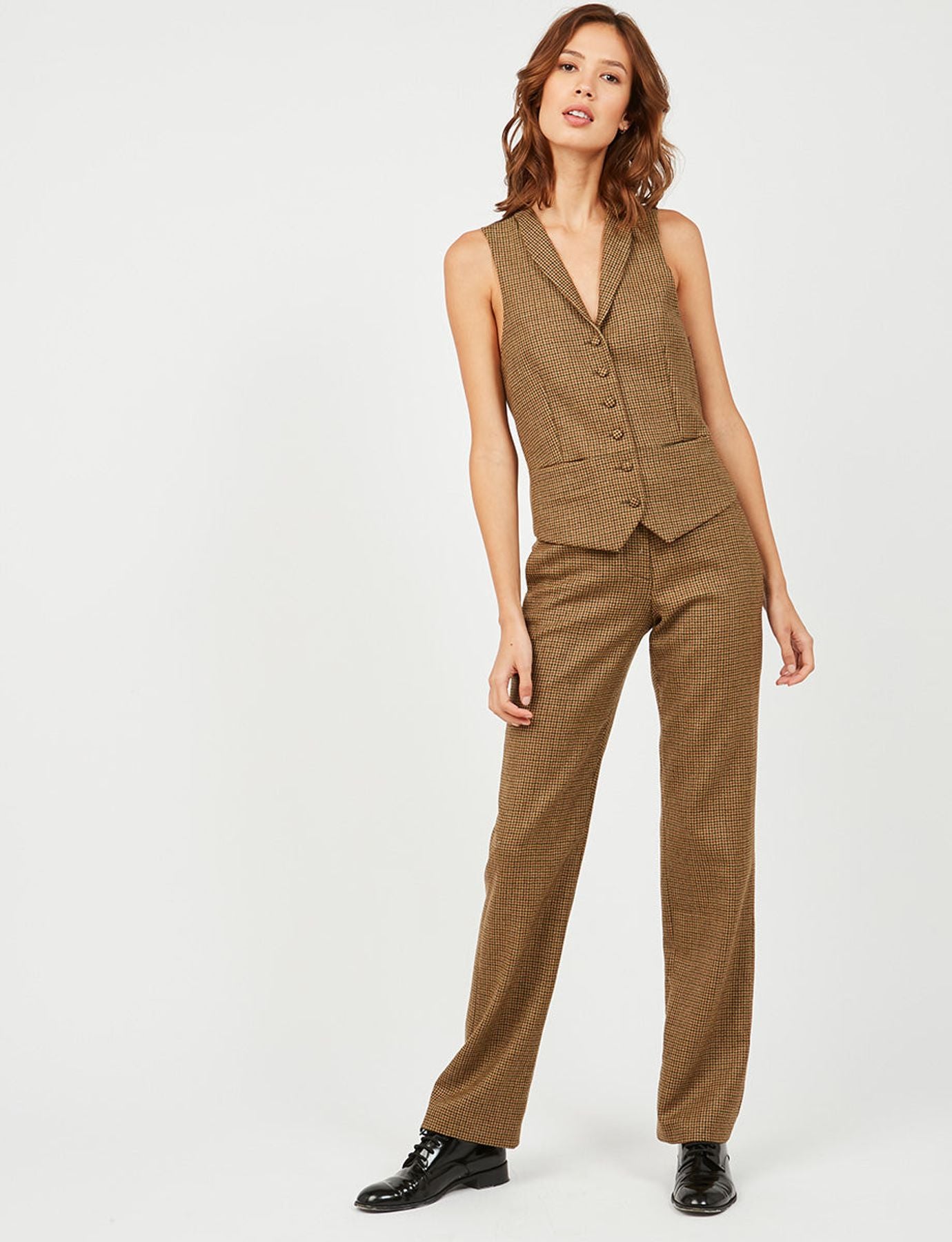 Francisco houndstooth trousers