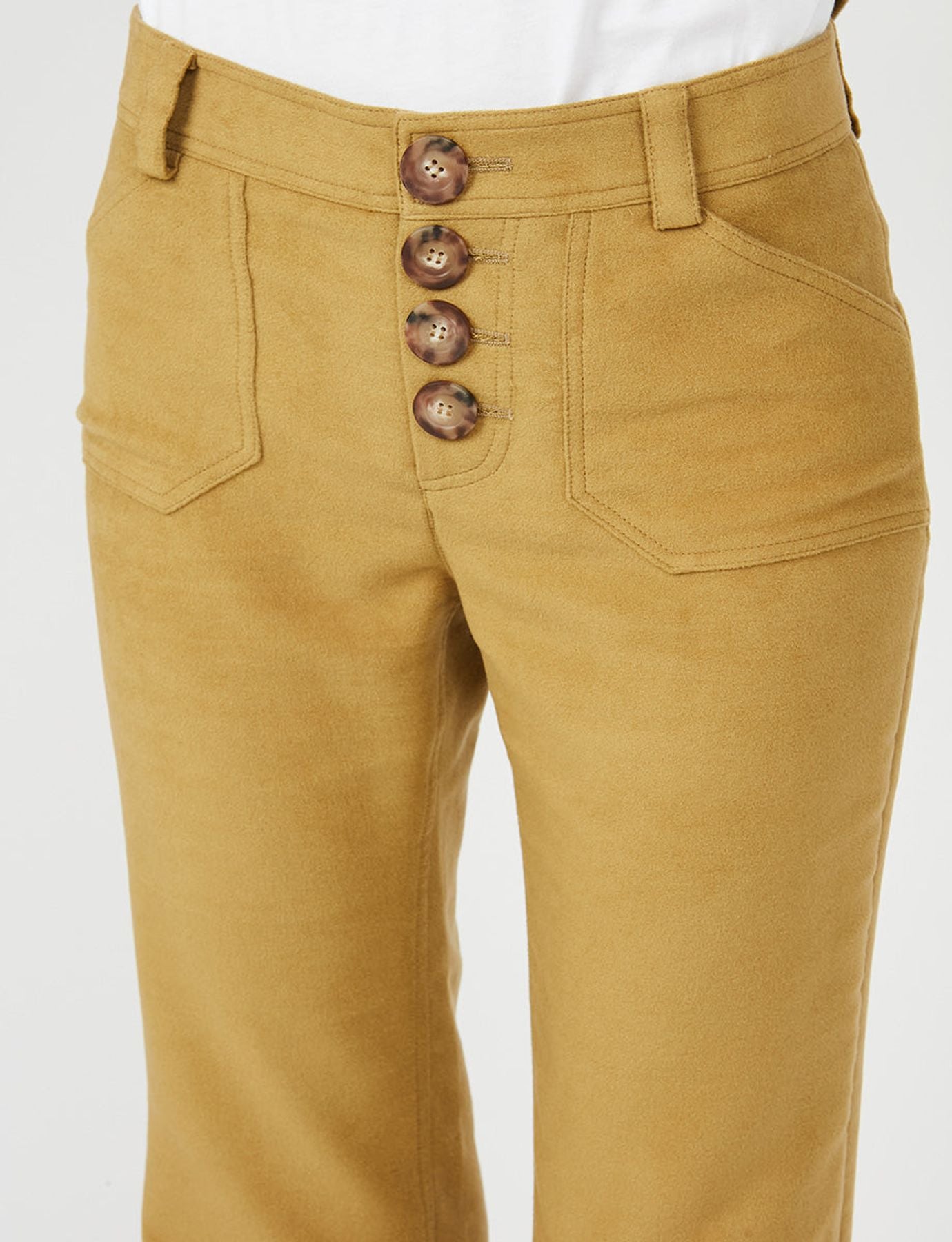 Pantaloni Charlotte color kaki