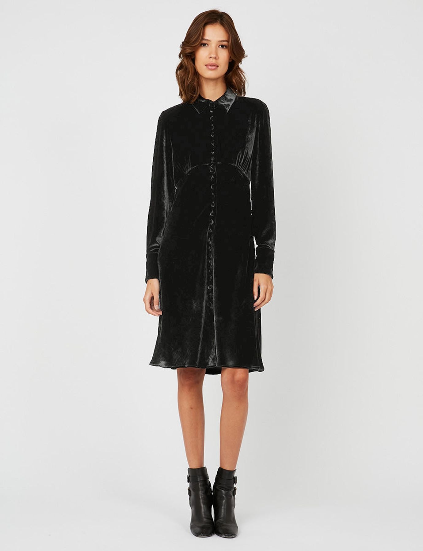 Robe Thaïs velours noir