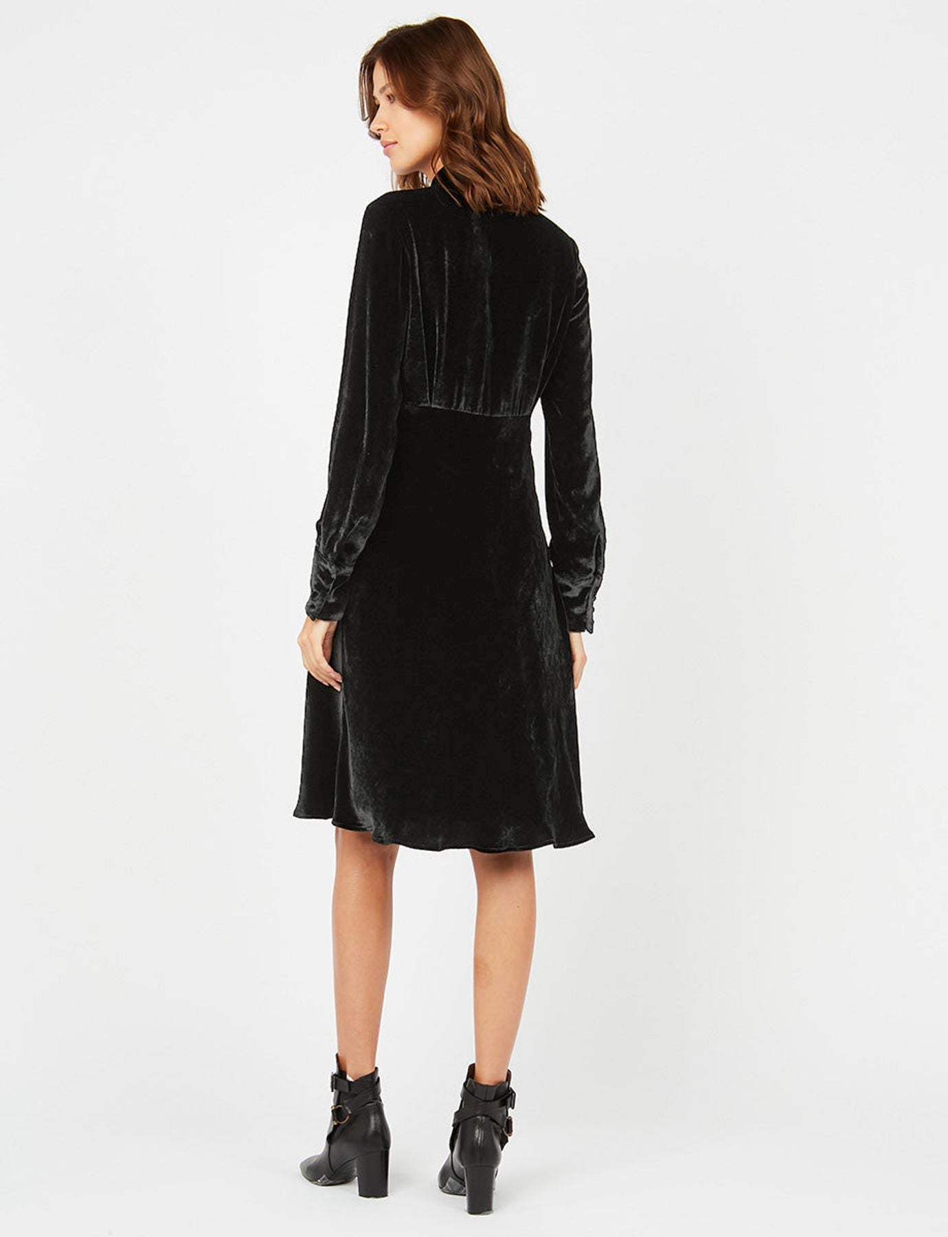 Robe Thaïs velours noir