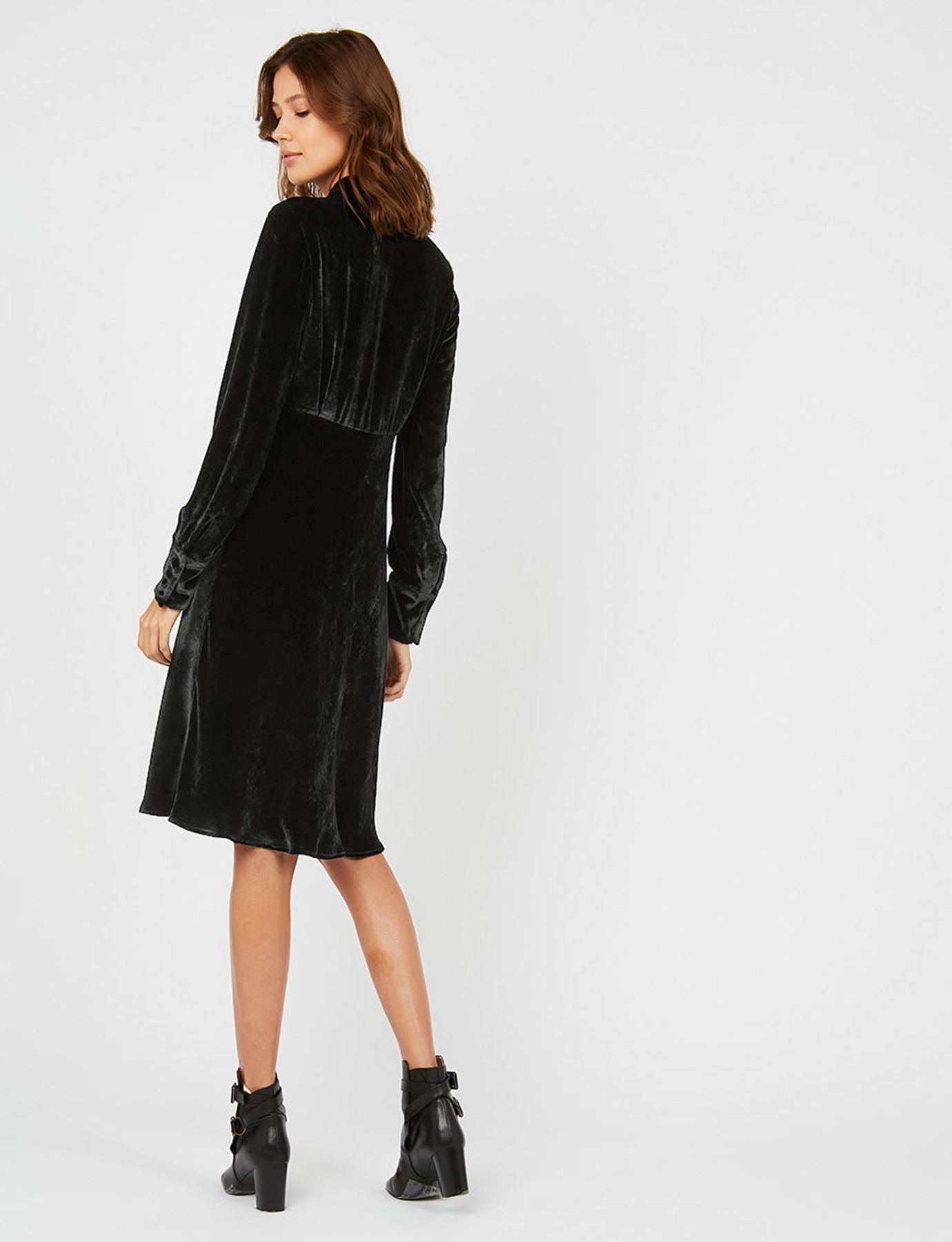 Robe Thaïs velours noir