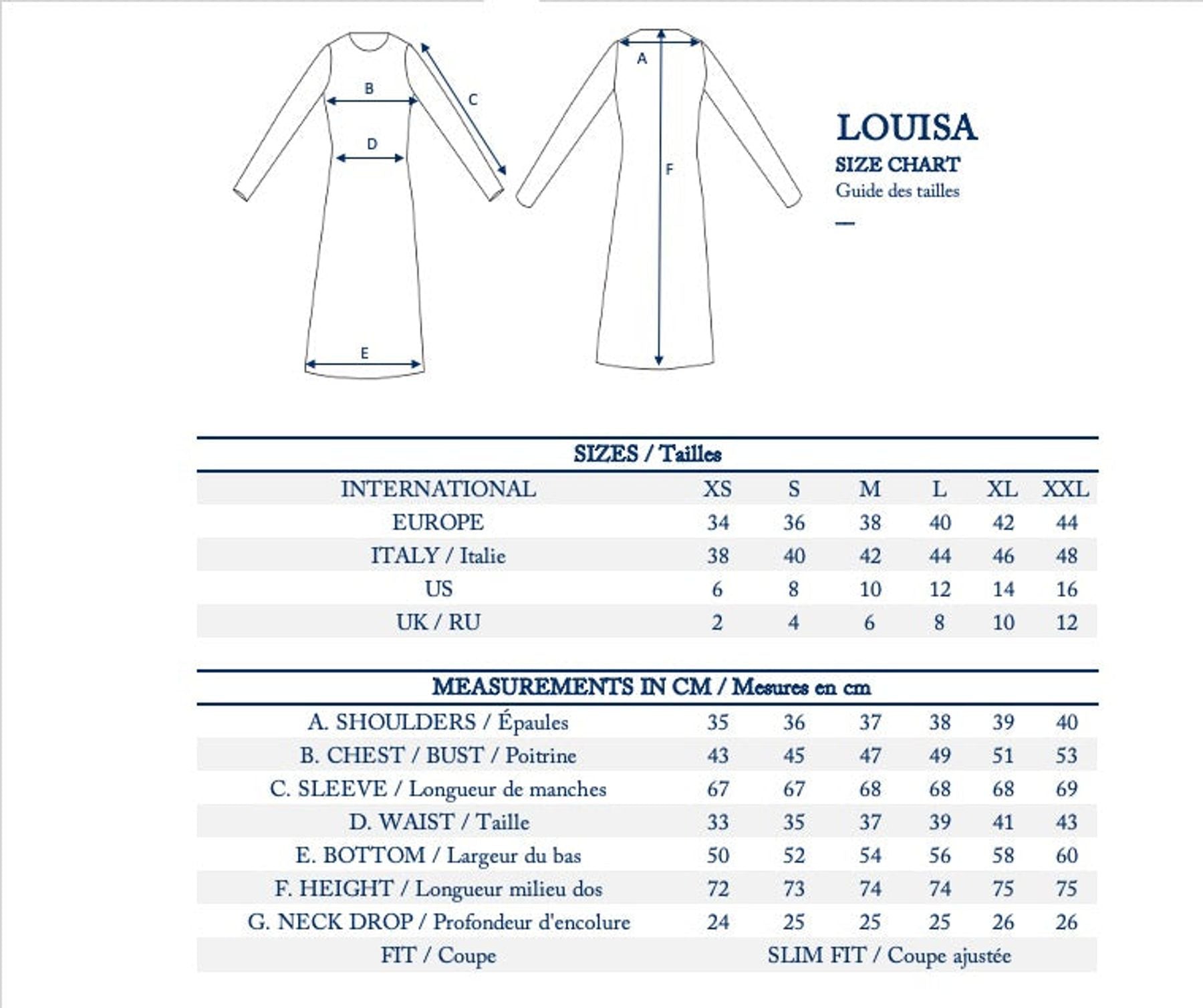 Kleid Louisa tintenblau